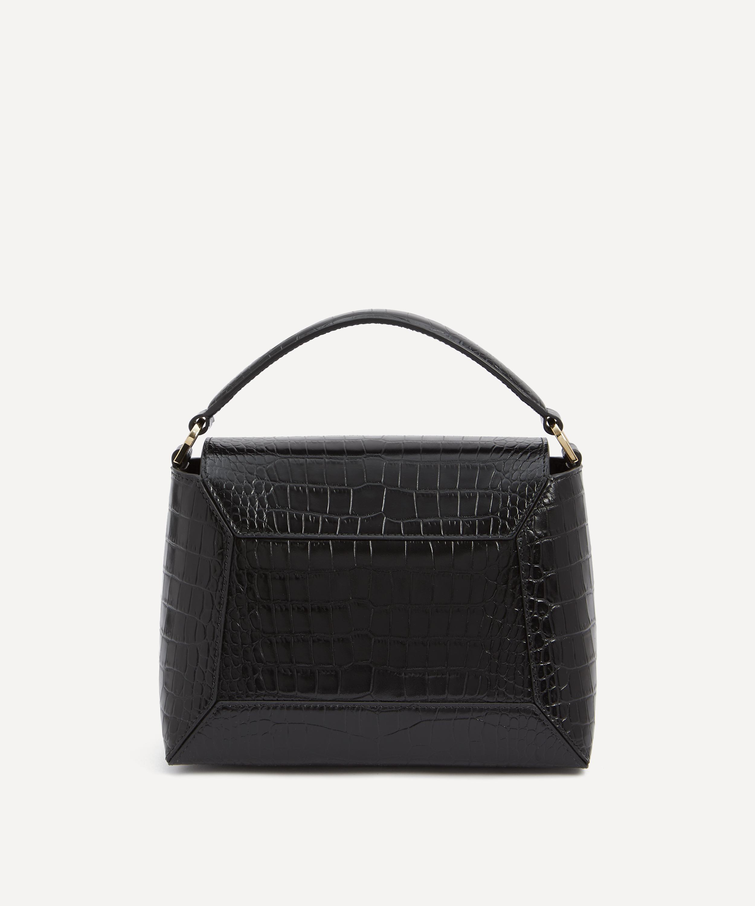 Strathberry - Mosaic Croc-Embossed Leather Top Handle Bag image number 3