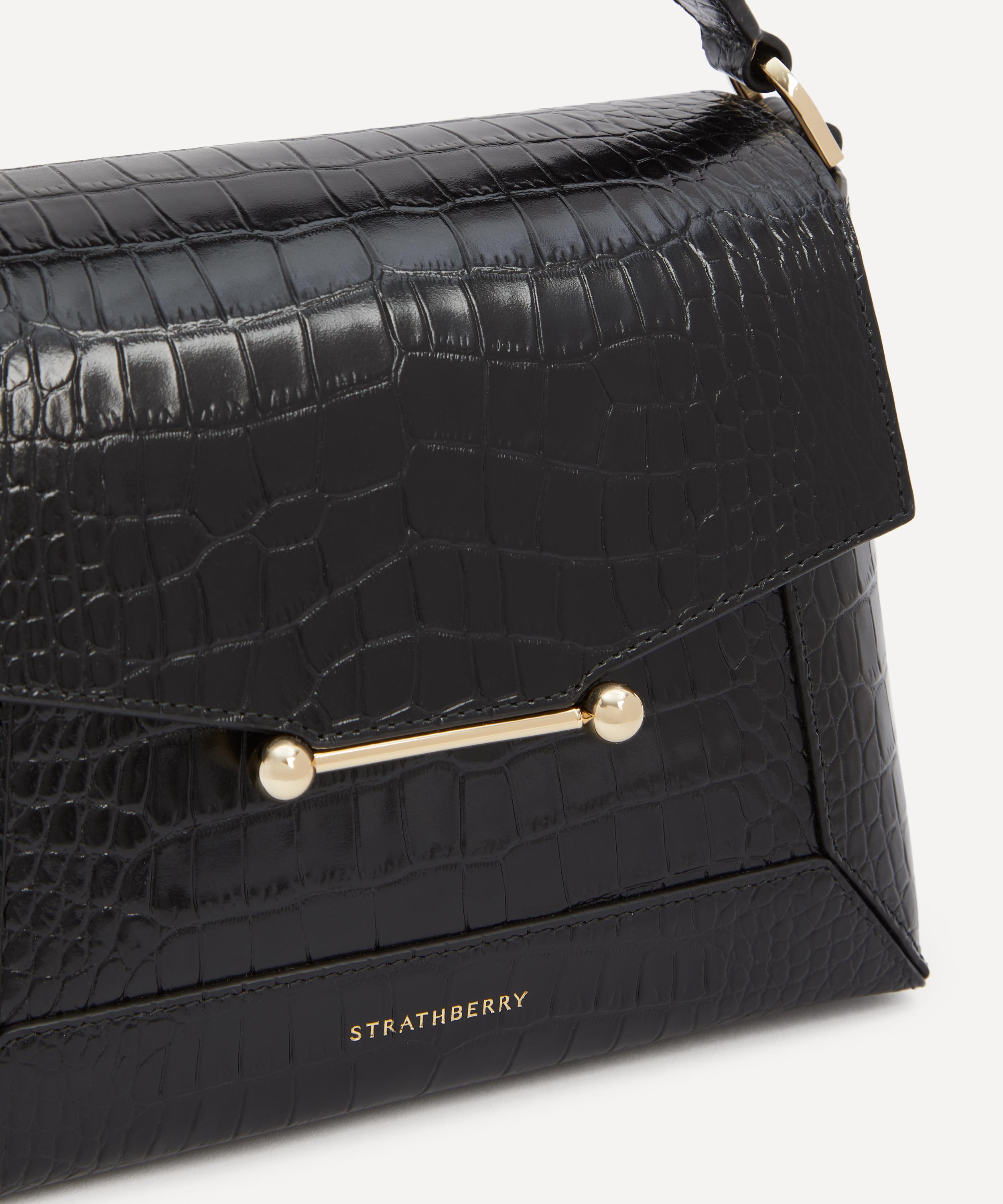 Strathberry - Mosaic Croc-Embossed Leather Top Handle Bag image number 4