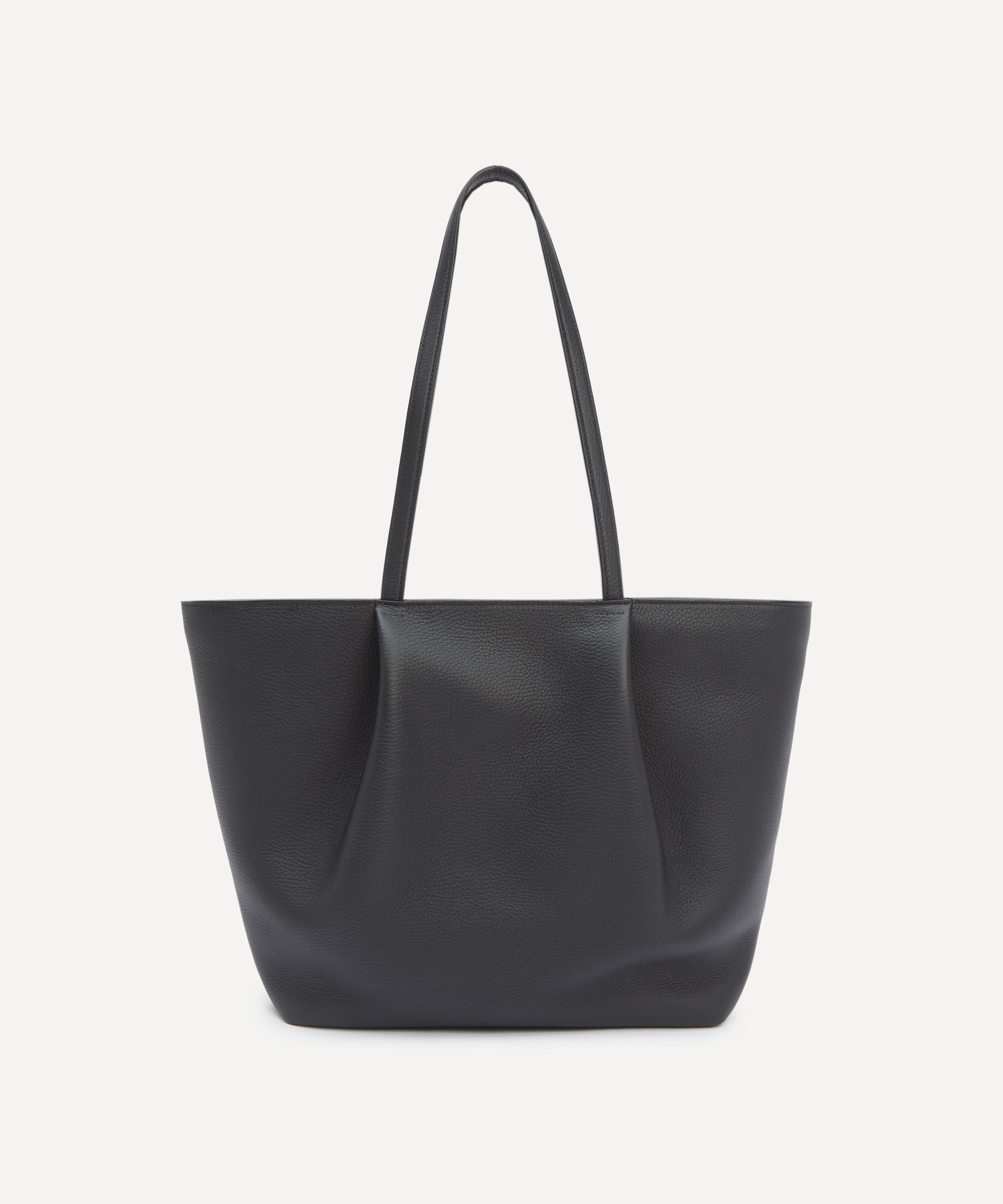 Strathberry - Osette Black Leather Shopper Bag image number 2