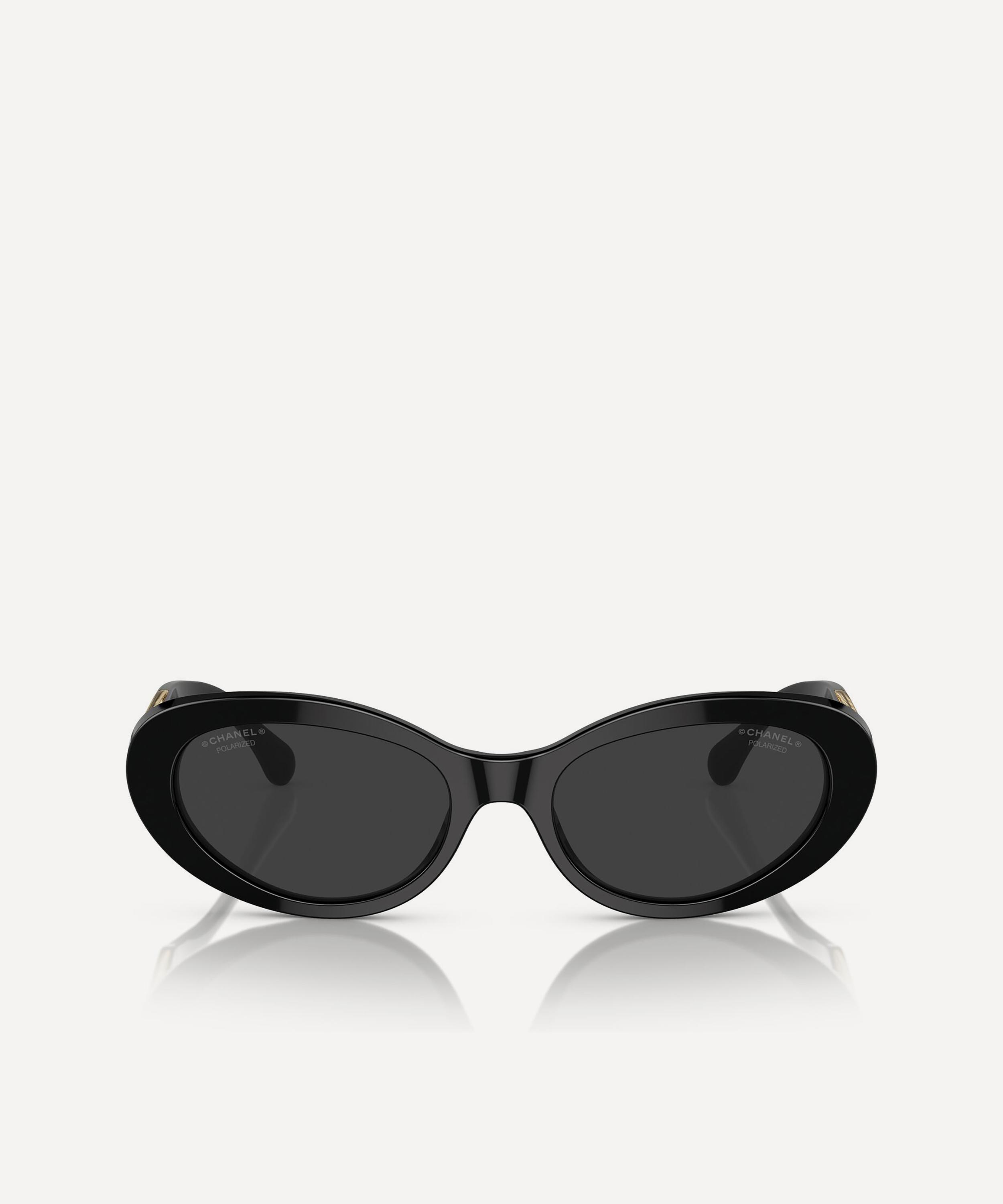 CHANEL - Oval Sunglasses image number 1