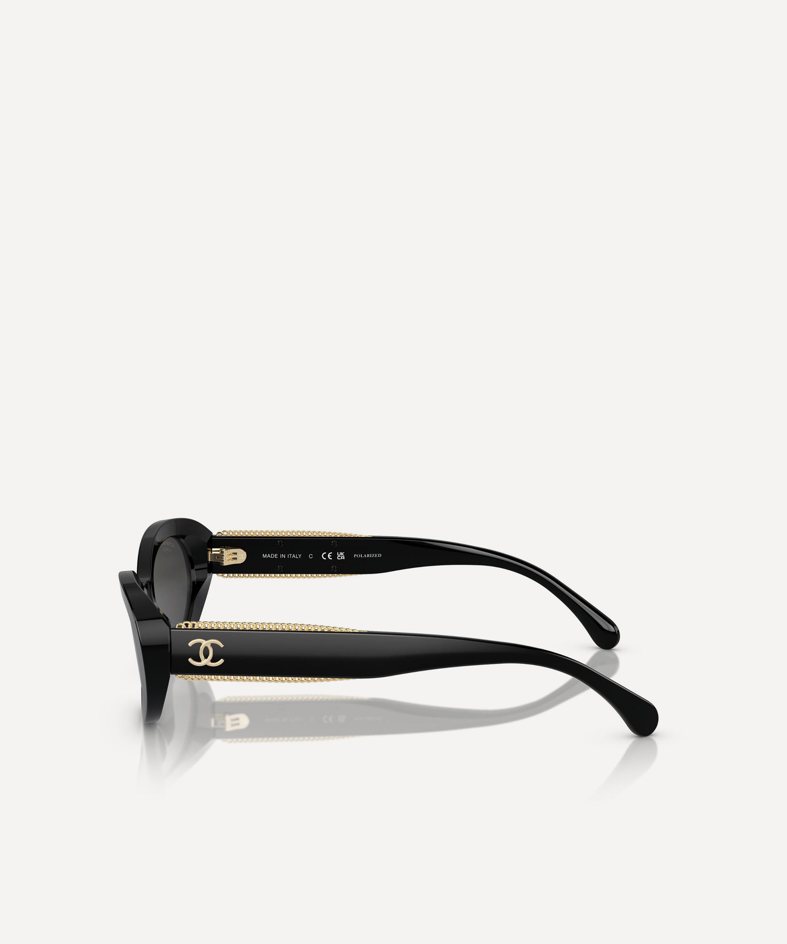 CHANEL - Oval Sunglasses image number 2
