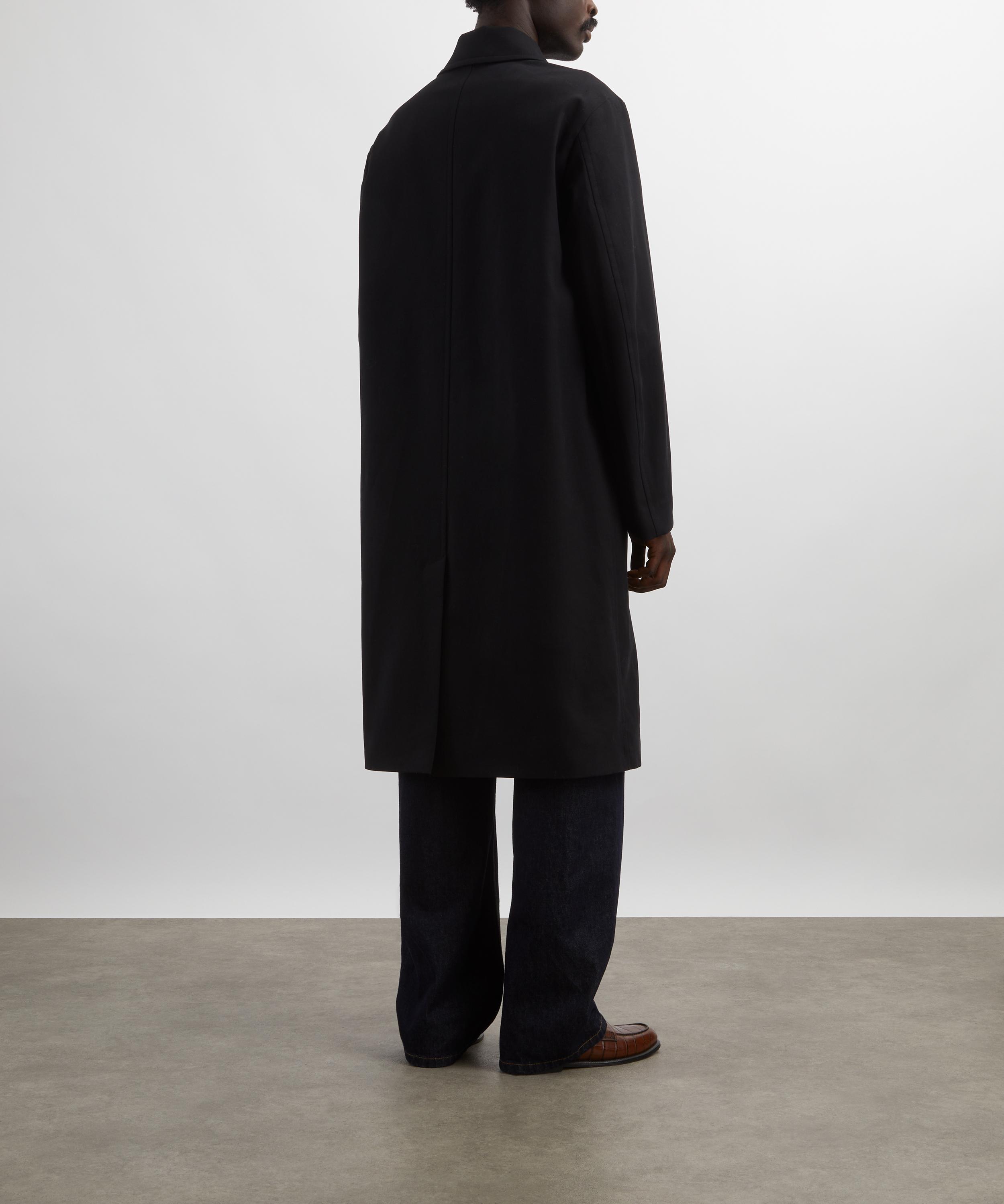Dries Van Noten - Black Water-Repellent Mac image number 3