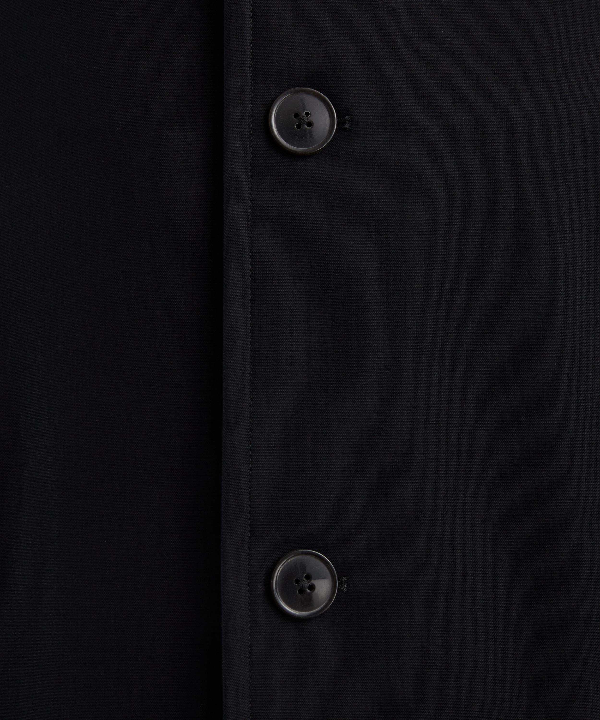 Dries Van Noten - Black Water-Repellent Mac image number 4