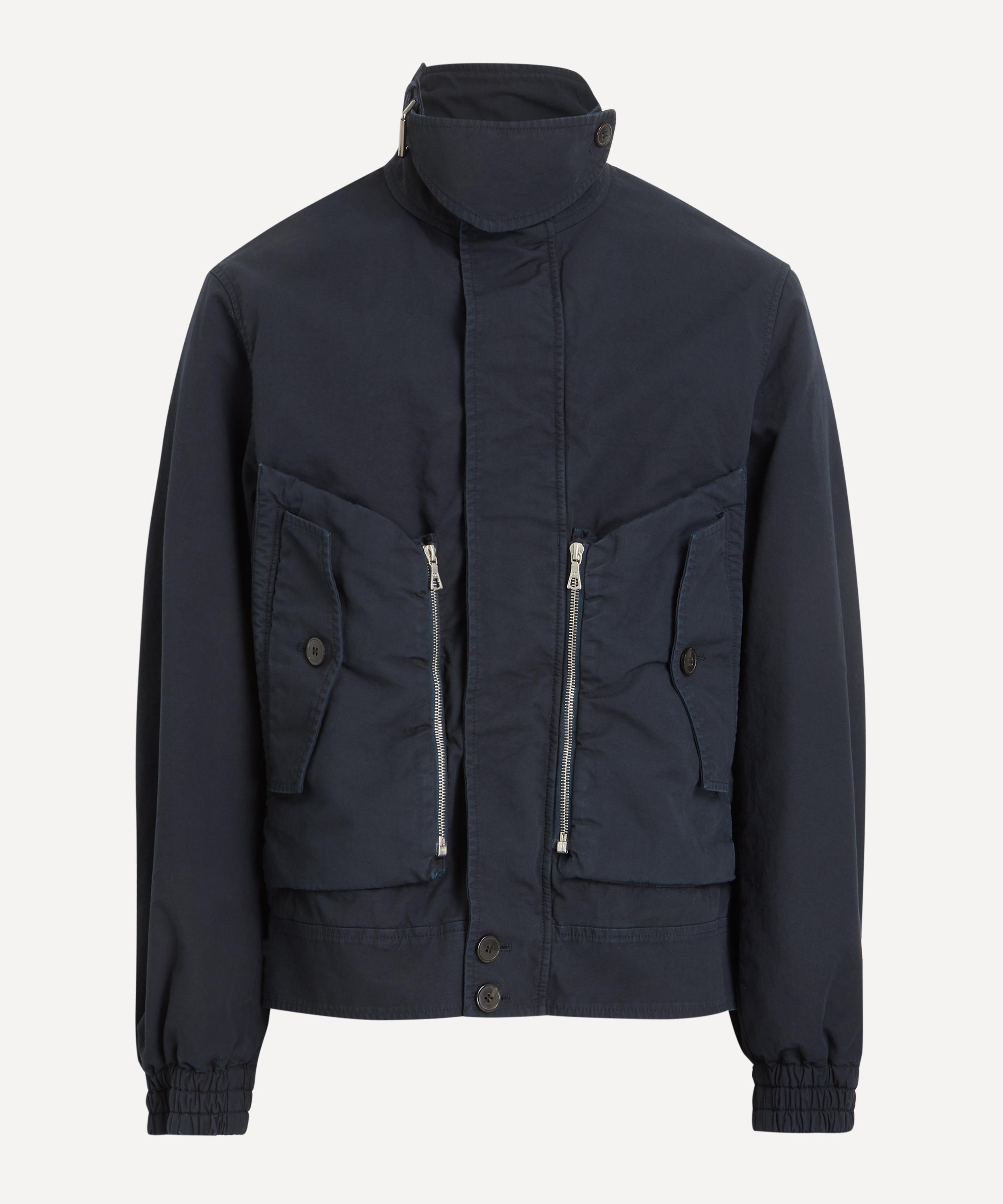 Dries Van Noten - Navy Shell Jacket image number 0