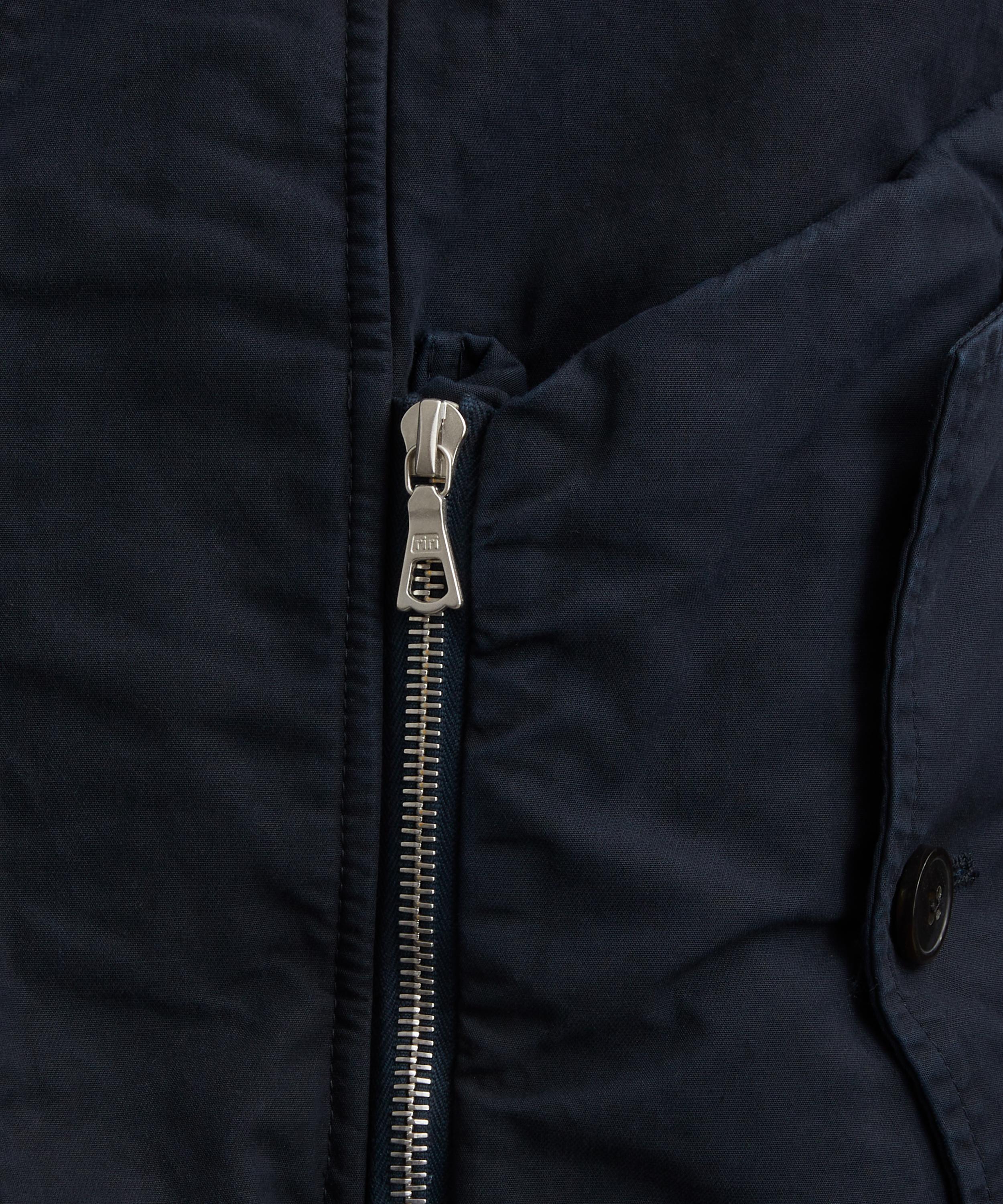 Dries Van Noten - Navy Shell Jacket image number 4