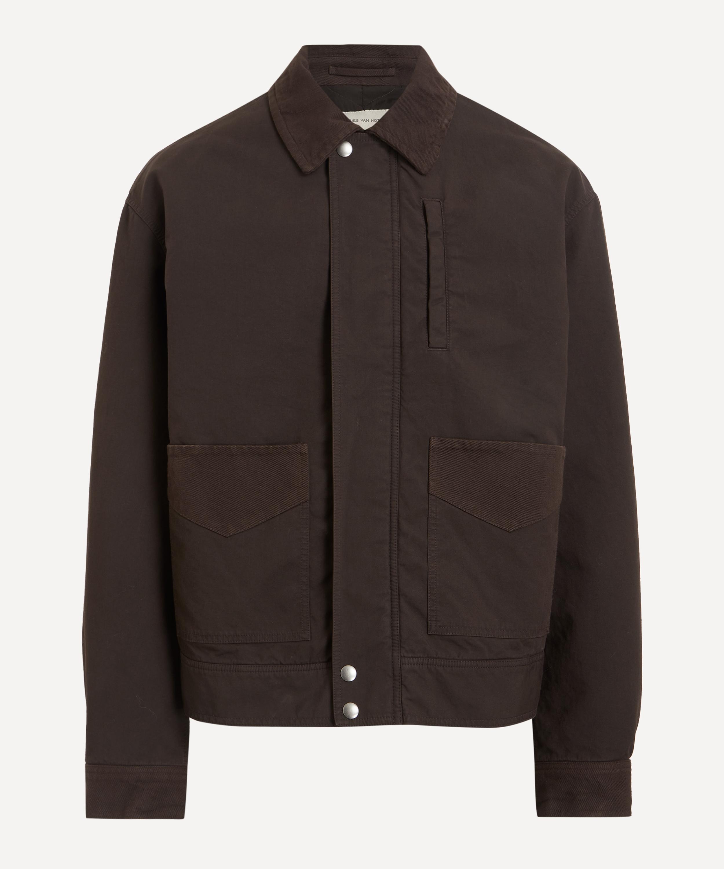 Dries Van Noten - Brown Cotton Jacket image number 0