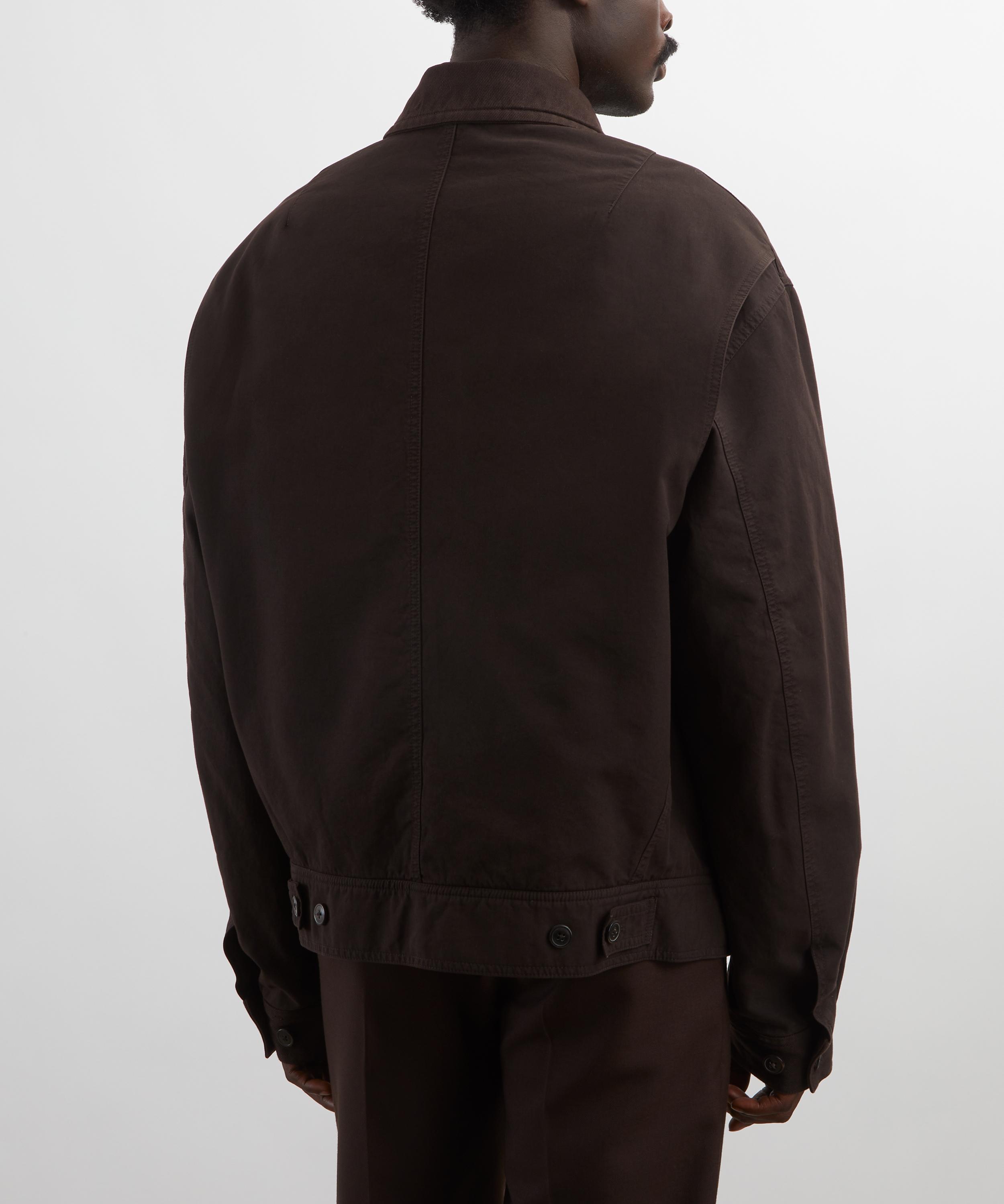Dries Van Noten - Brown Cotton Jacket image number 3