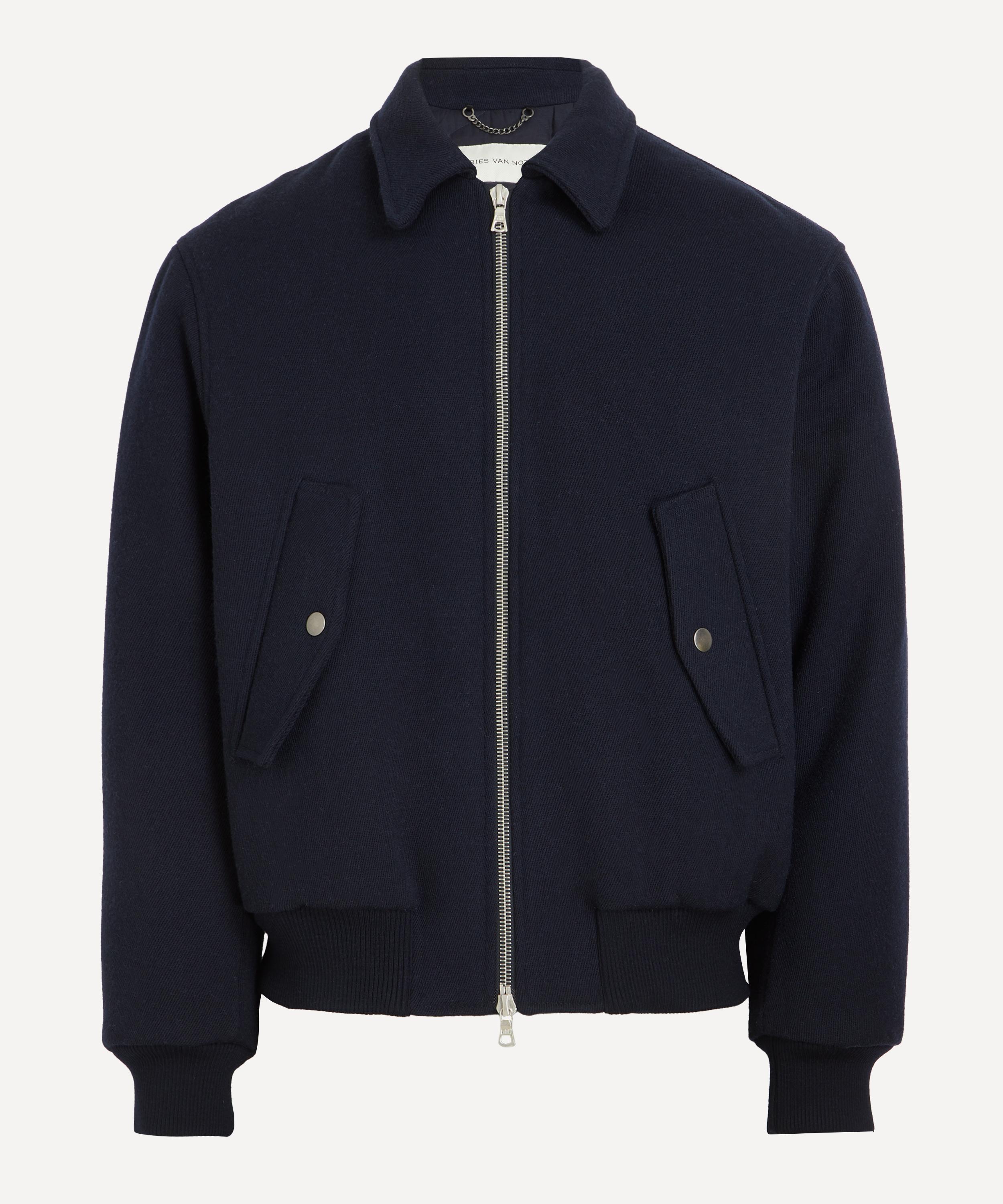Dries Van Noten - Navy Padded Wool Jacket