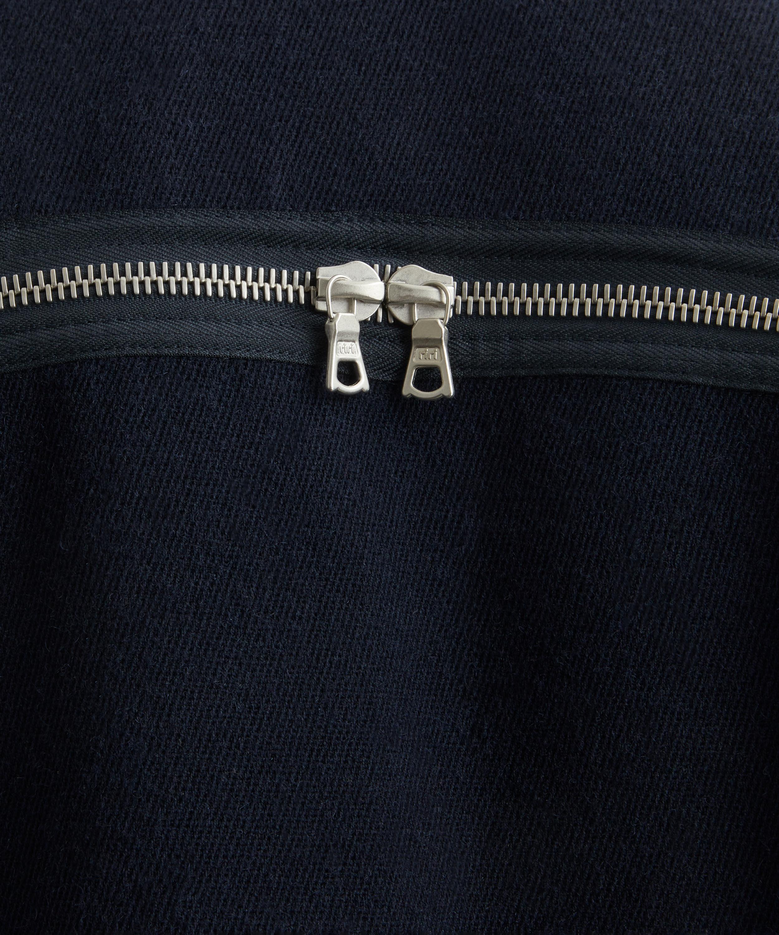 Dries Van Noten - Navy Padded Wool Jacket image number 3