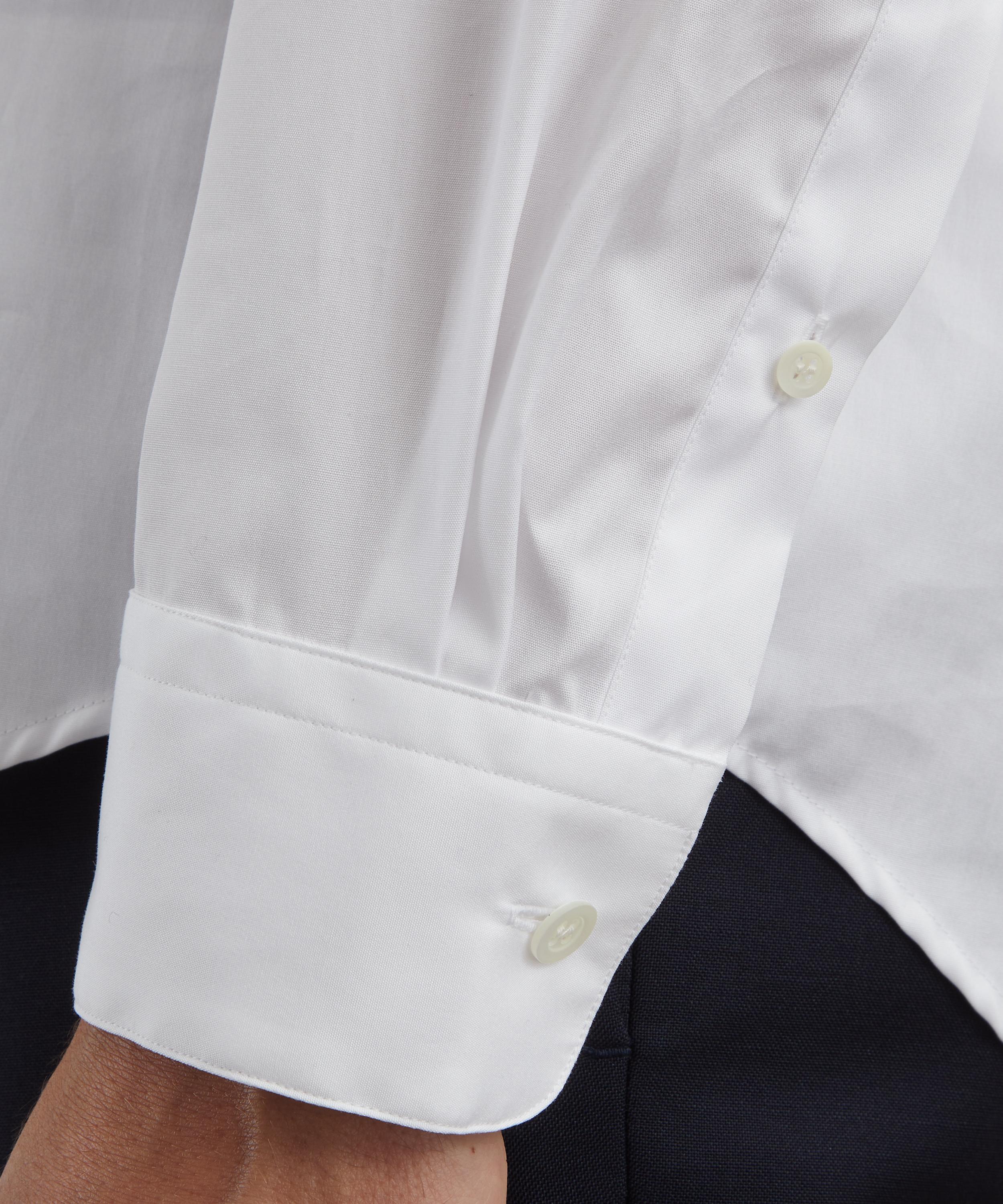 Dries Van Noten - White Cotton Poplin Shirt image number 4