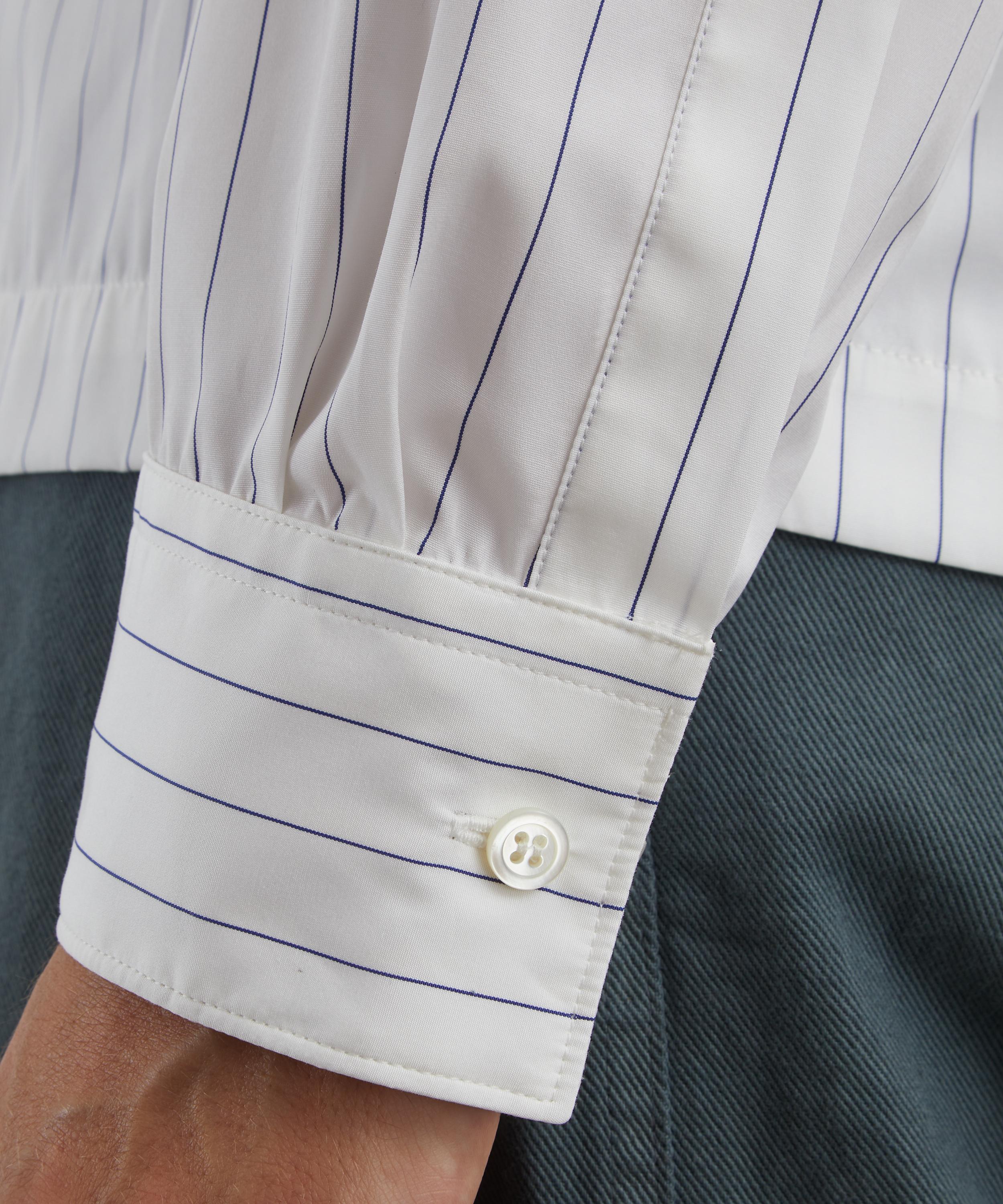 Dries Van Noten Striped Cotton Zip Shirt | Liberty