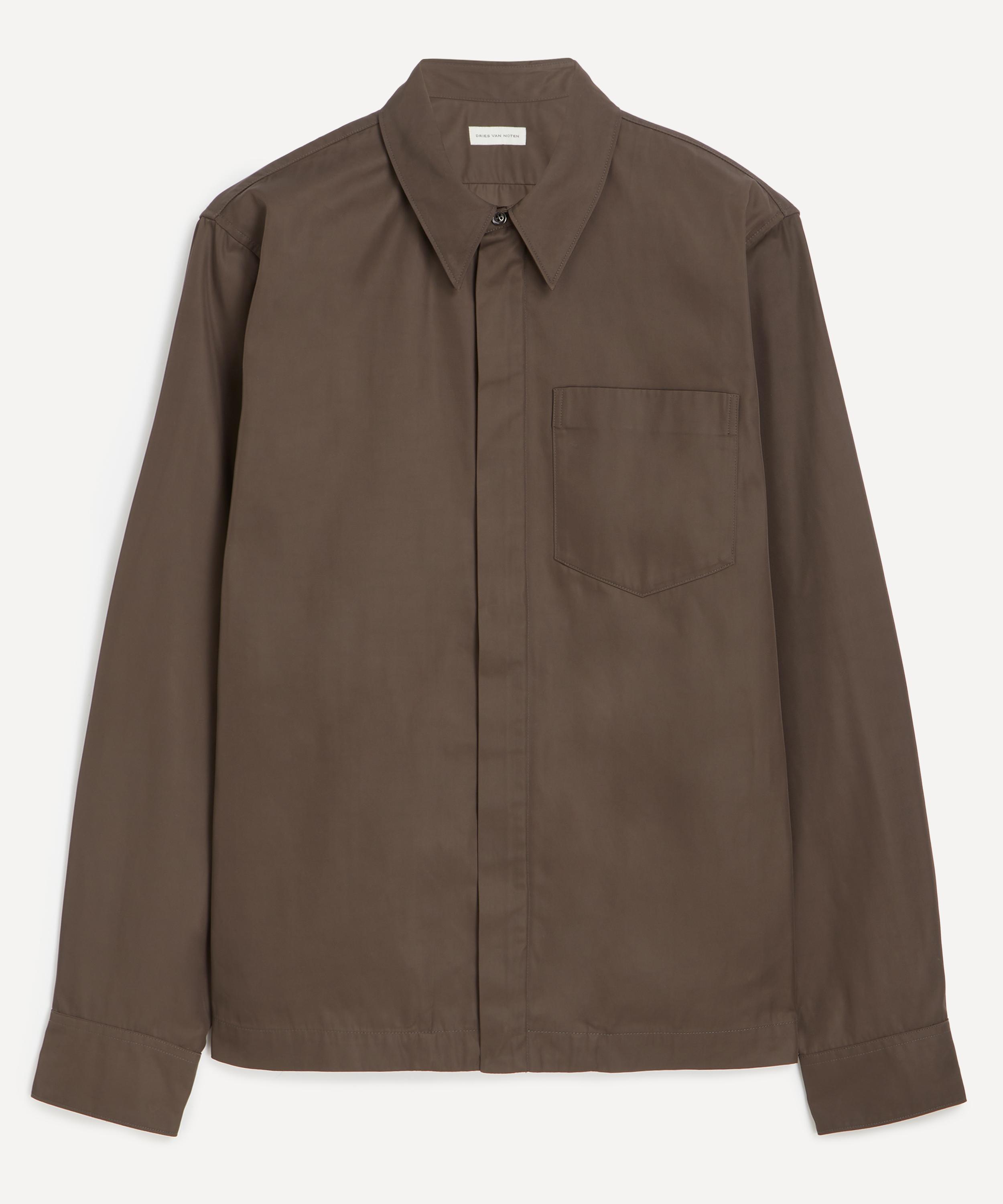 Dries Van Noten - Brown Shell Overshirt