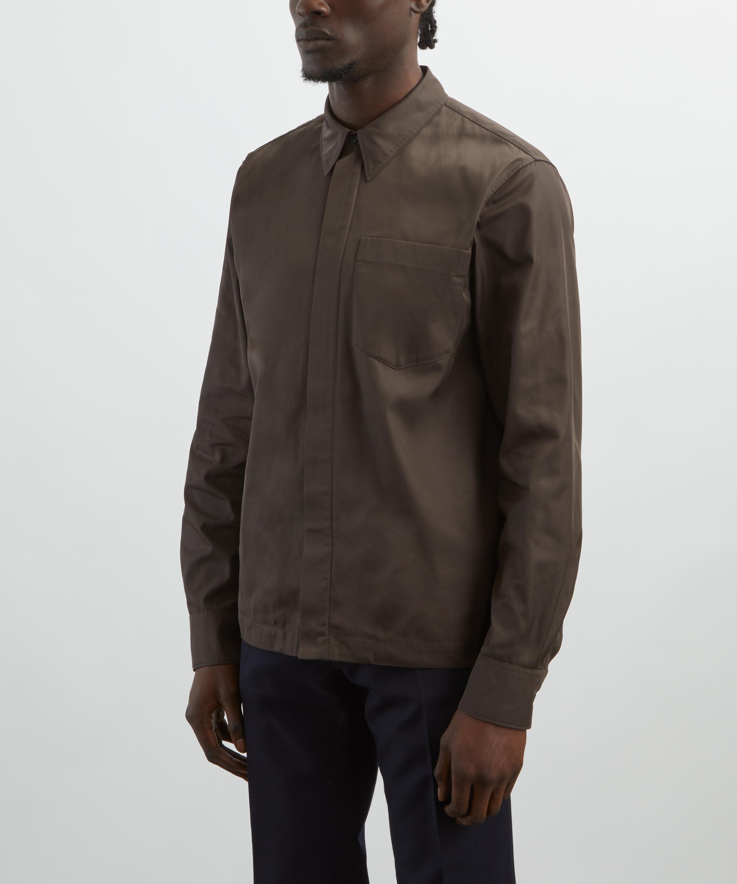 Dries Van Noten - Brown Shell Overshirt image number 2