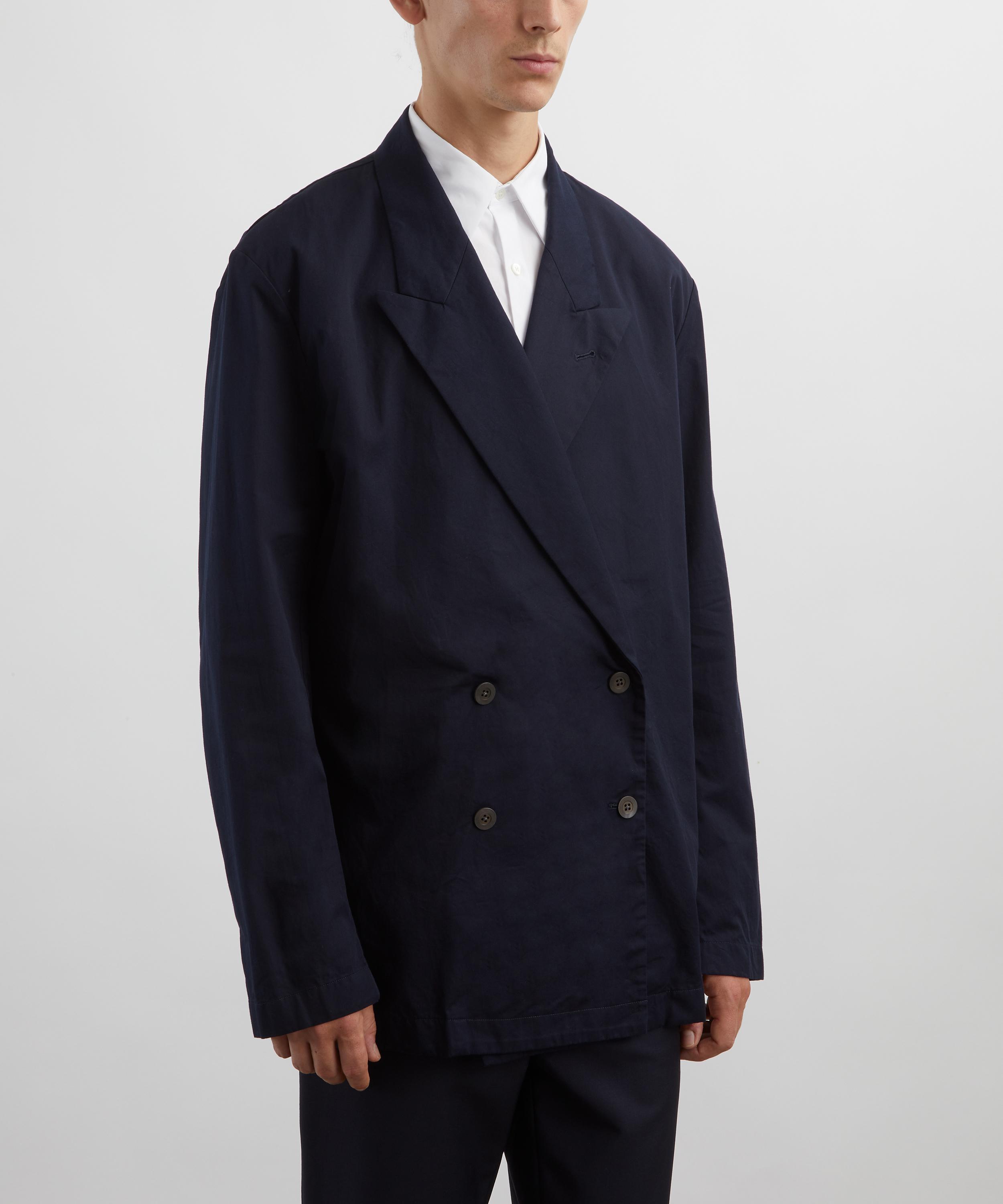 Dries Van Noten - Double-Breasted Cotton Poplin Blazer image number 2