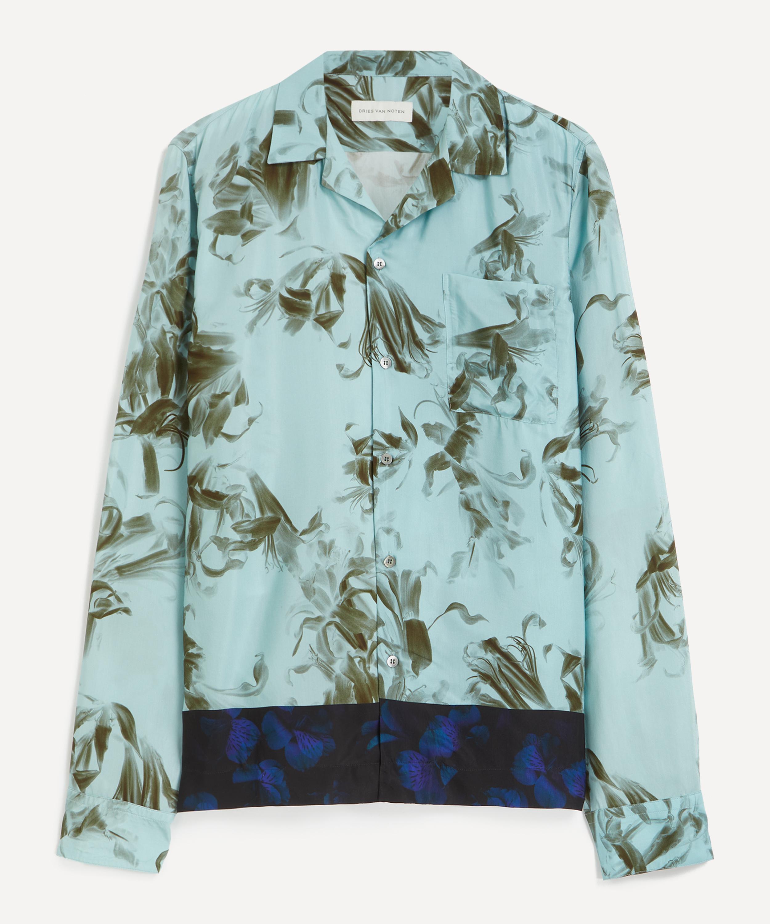 Dries Van Noten - Two-Tone Floral Shirt image number 0