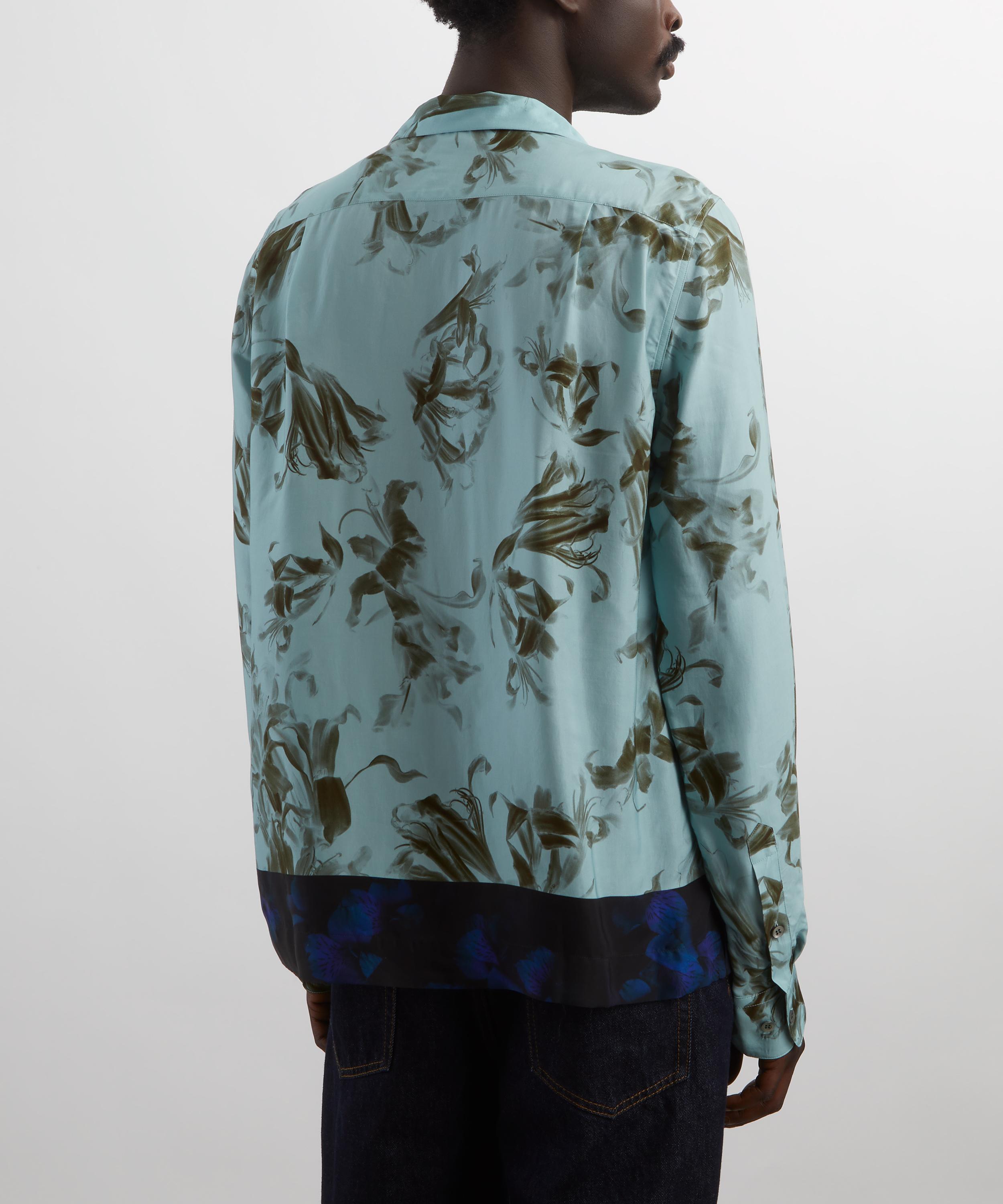 Dries Van Noten - Two-Tone Floral Shirt image number 3