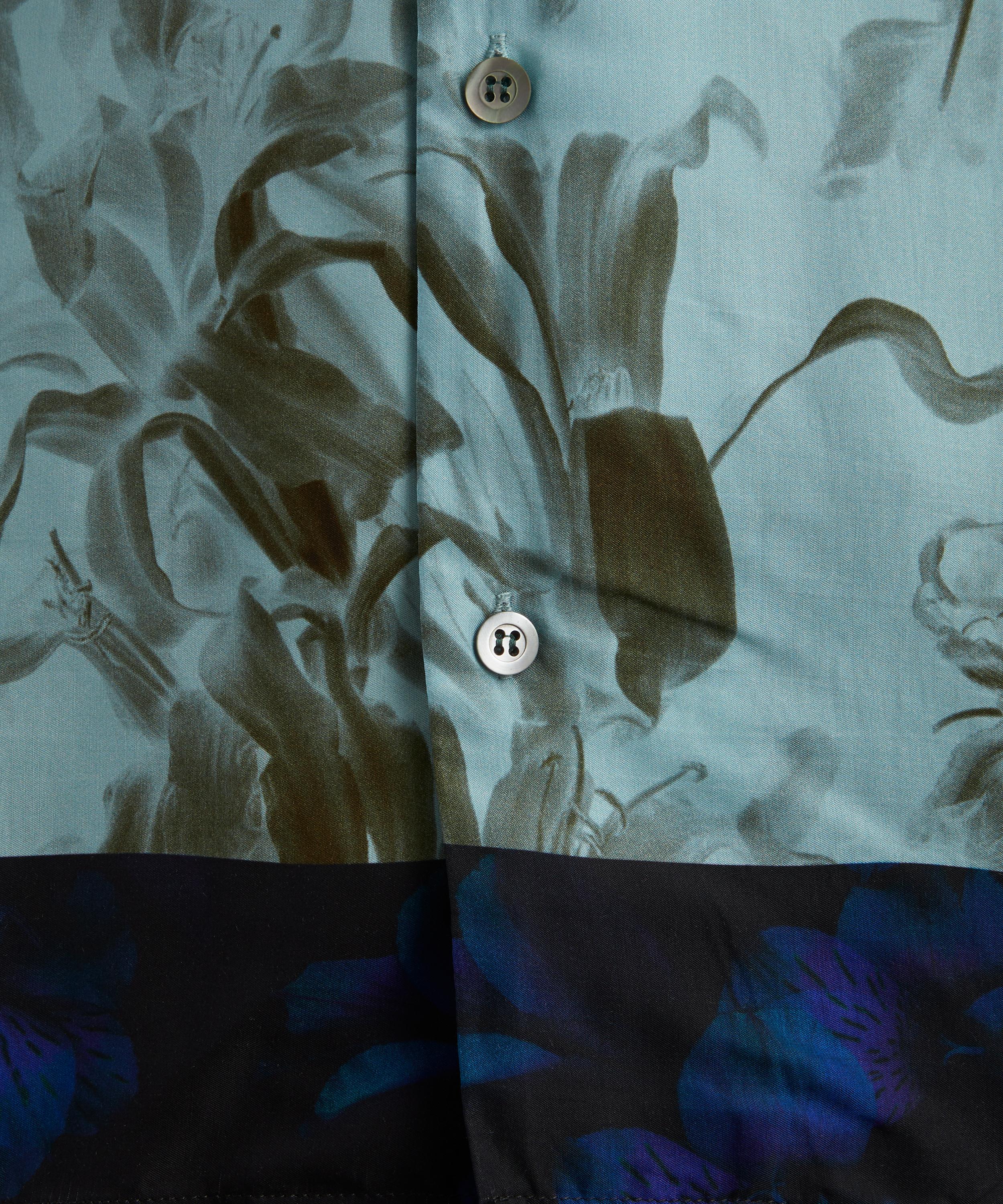 Dries Van Noten - Two-Tone Floral Shirt image number 4