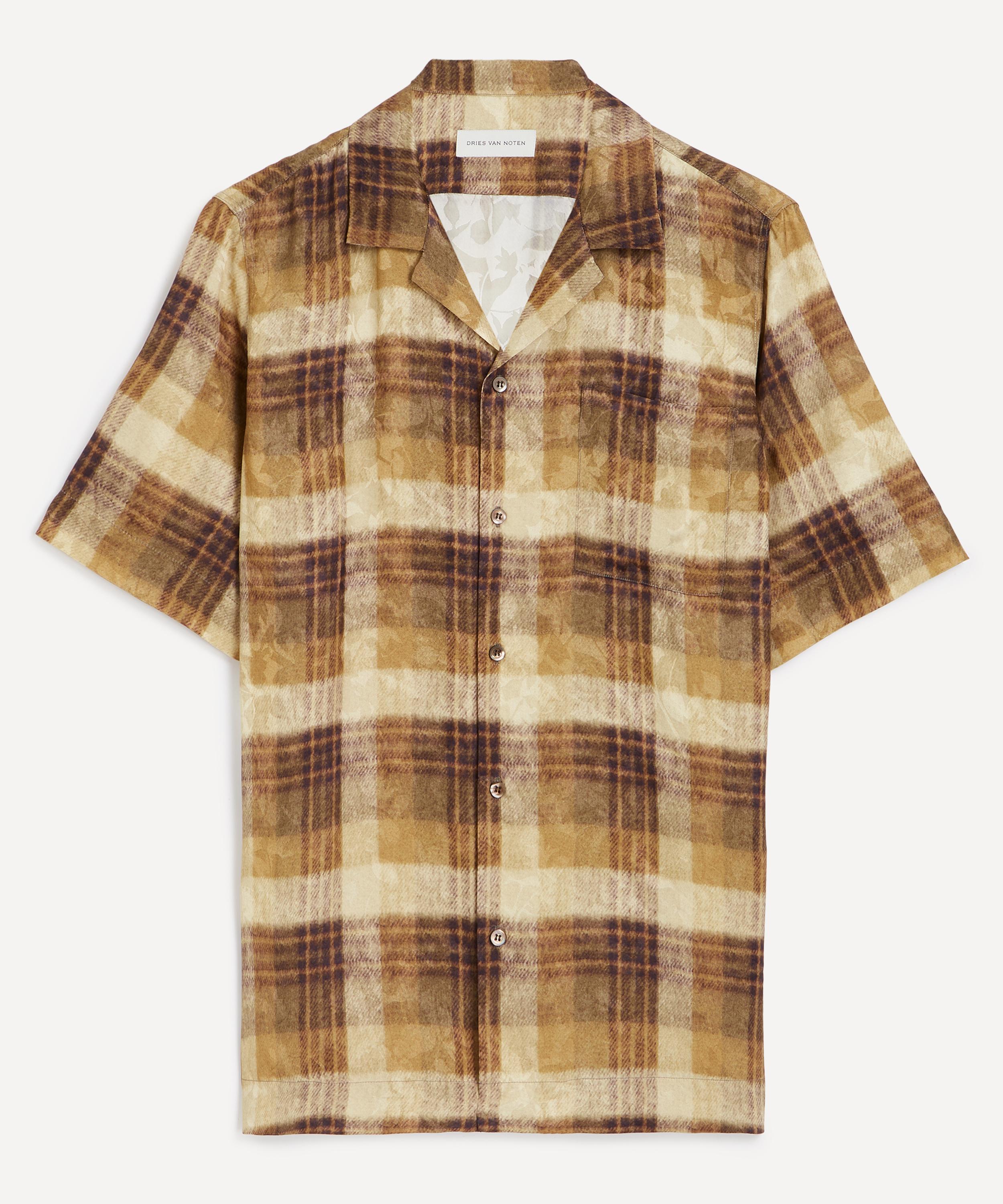 Dries Van Noten - Boxy Viscose Check Shirt image number 0