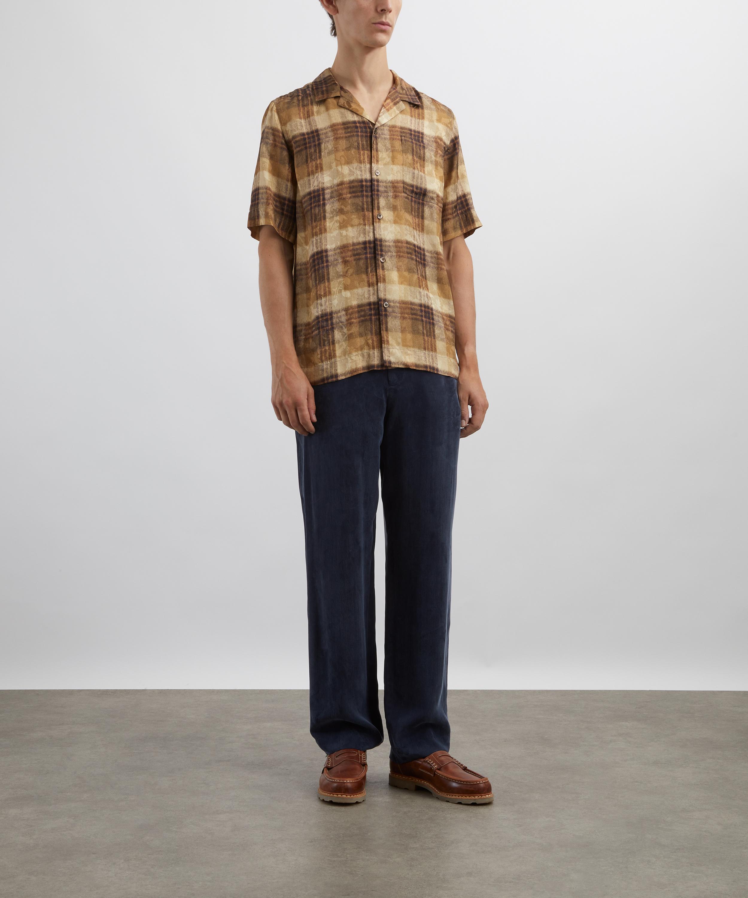 Dries Van Noten - Boxy Viscose Check Shirt image number 1