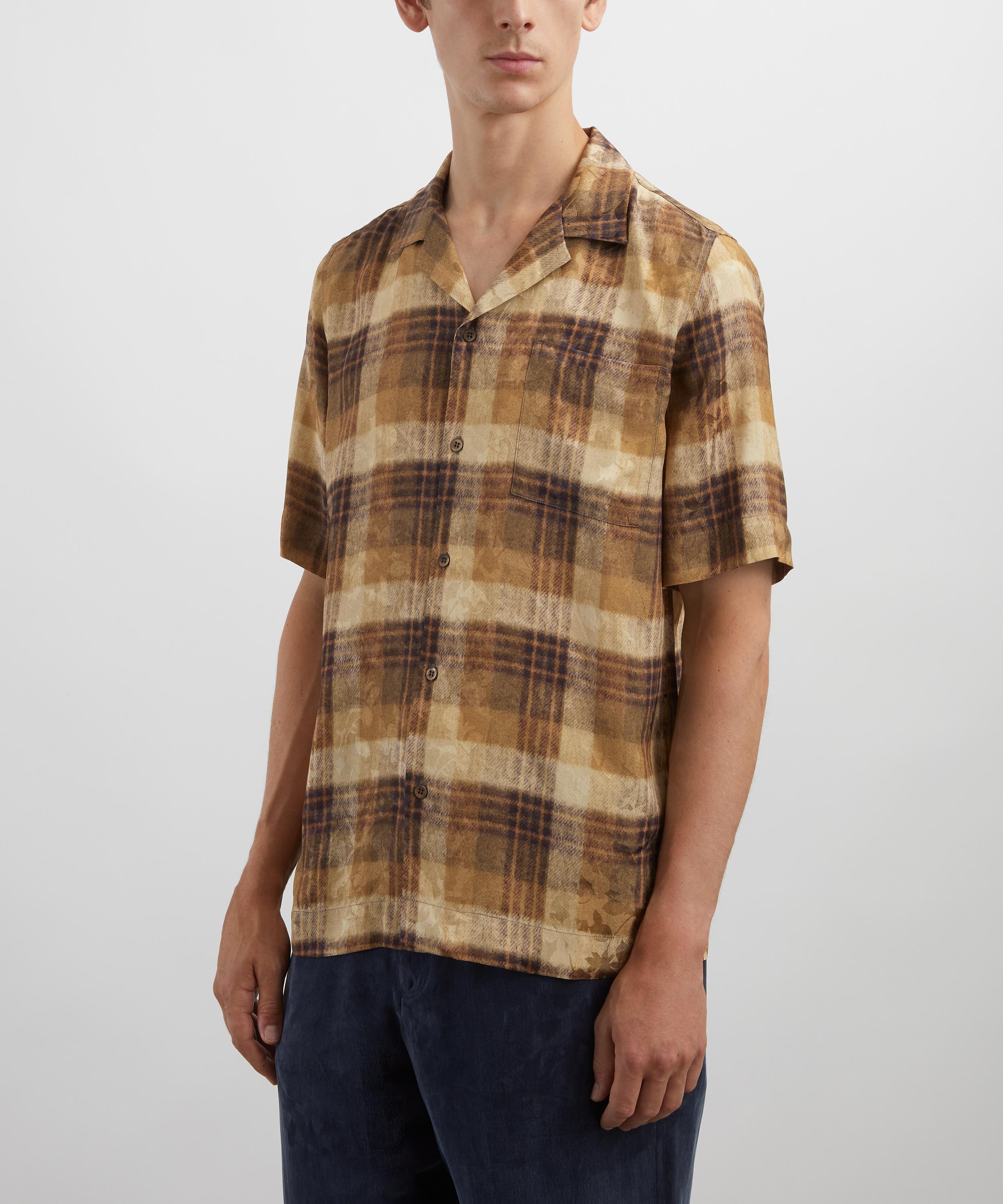 Dries Van Noten - Boxy Viscose Check Shirt image number 2