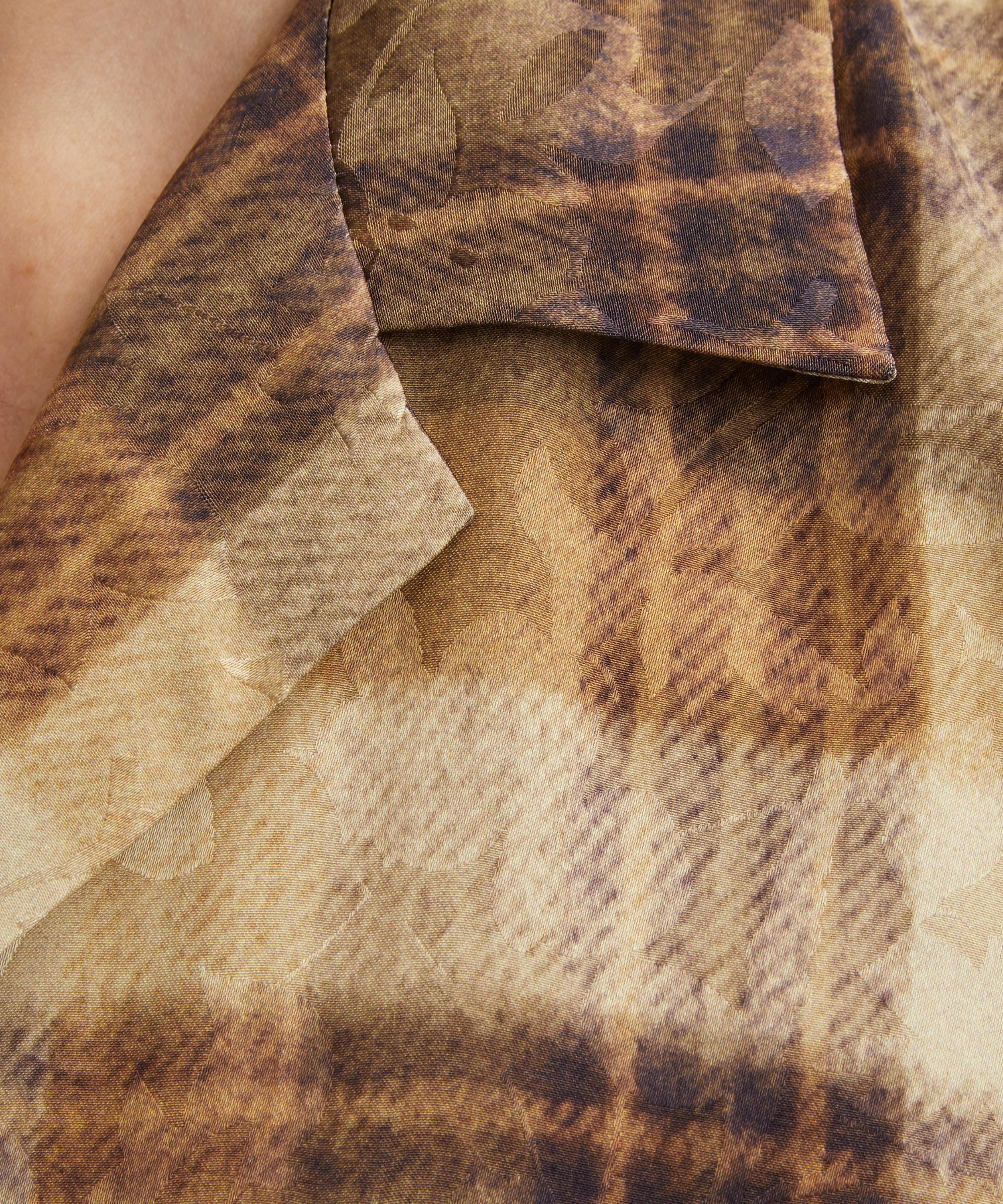 Dries Van Noten - Boxy Viscose Check Shirt image number 4