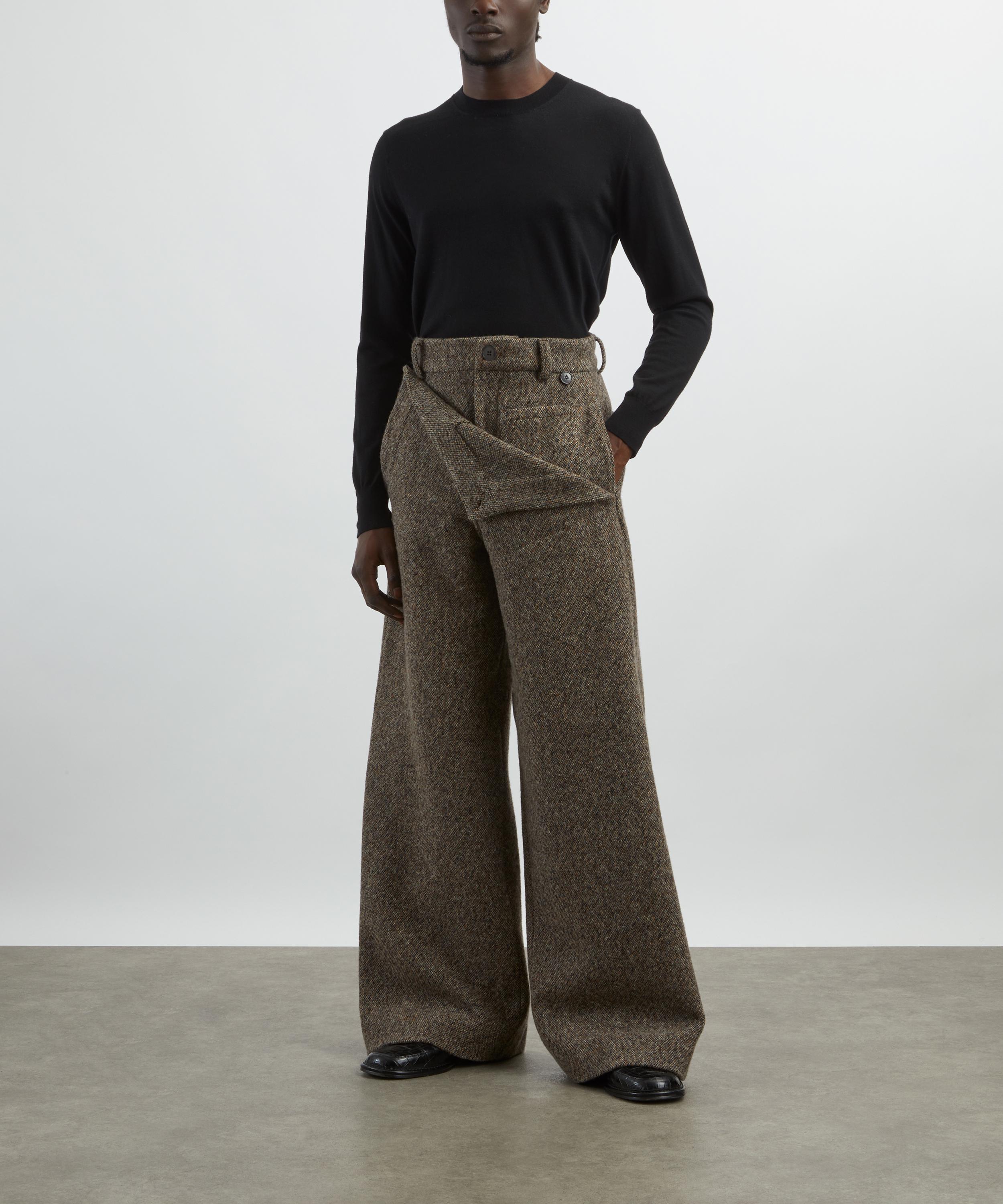 Dries Van Noten - Wrap-Effect Wool Trousers image number 1