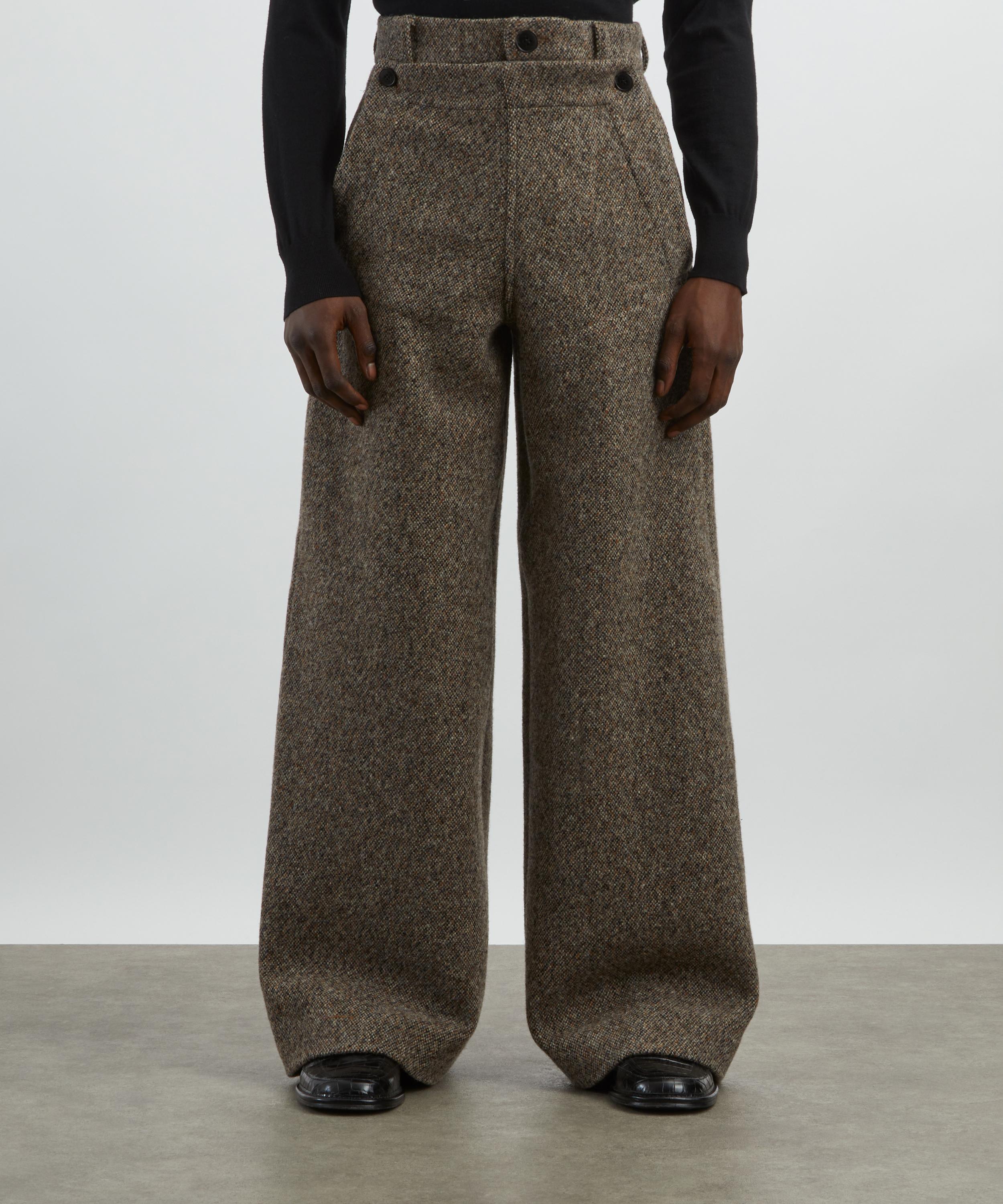 Dries Van Noten - Wrap-Effect Wool Trousers image number 2