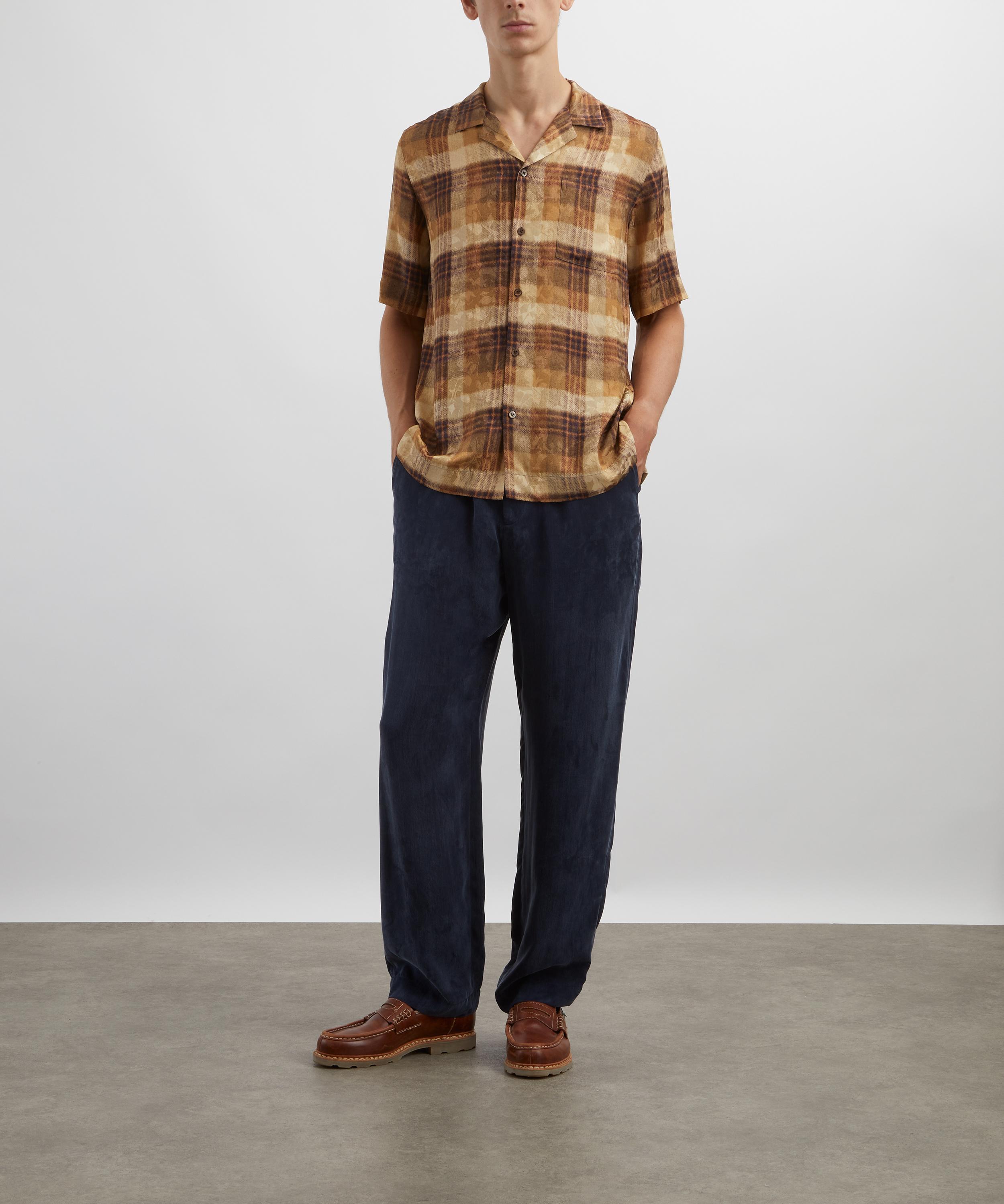 Dries Van Noten - Brushed Satin Drawstring Trousers image number 1