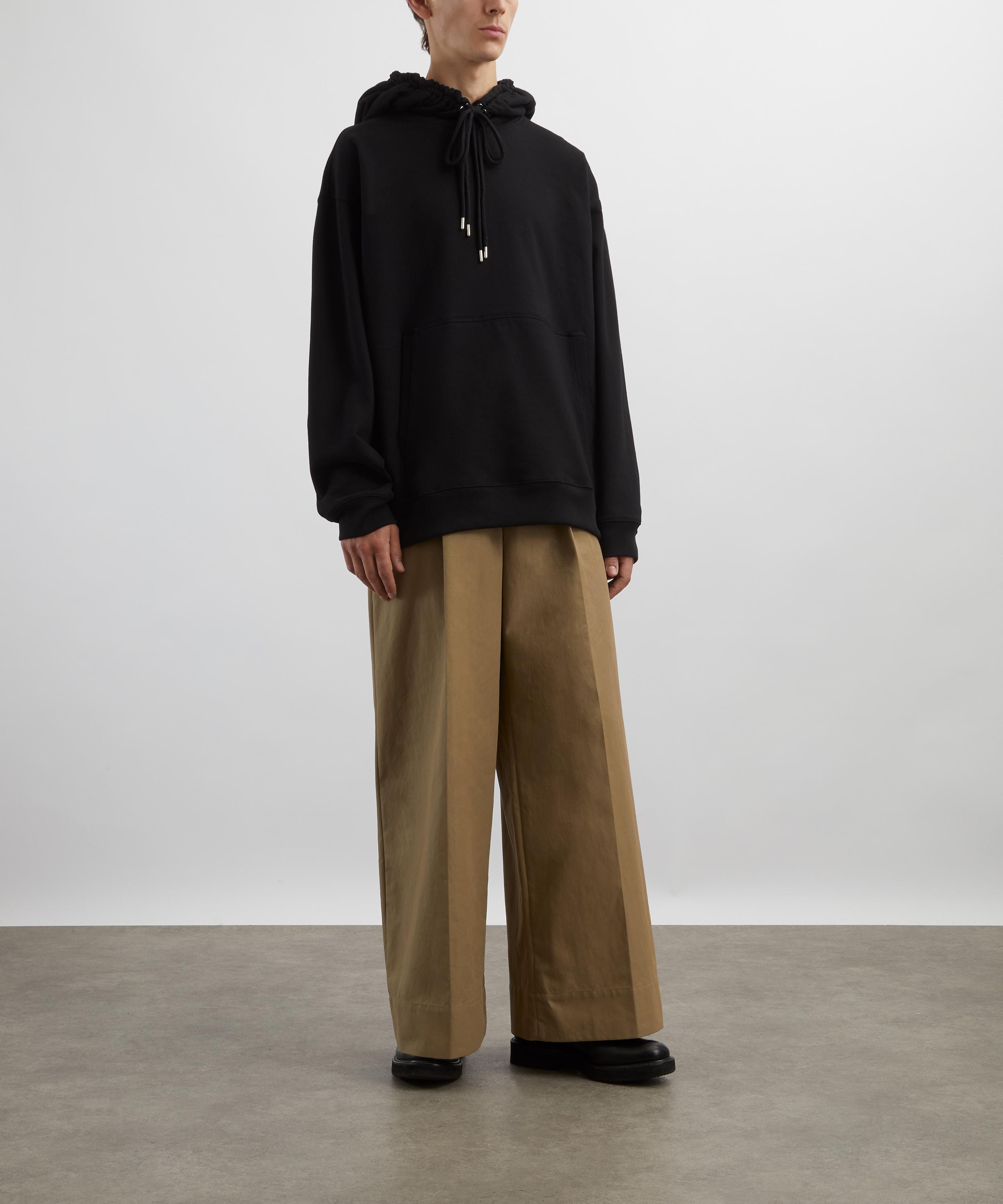 Dries Van Noten - Black Loose-Fit Hoodie image number 1