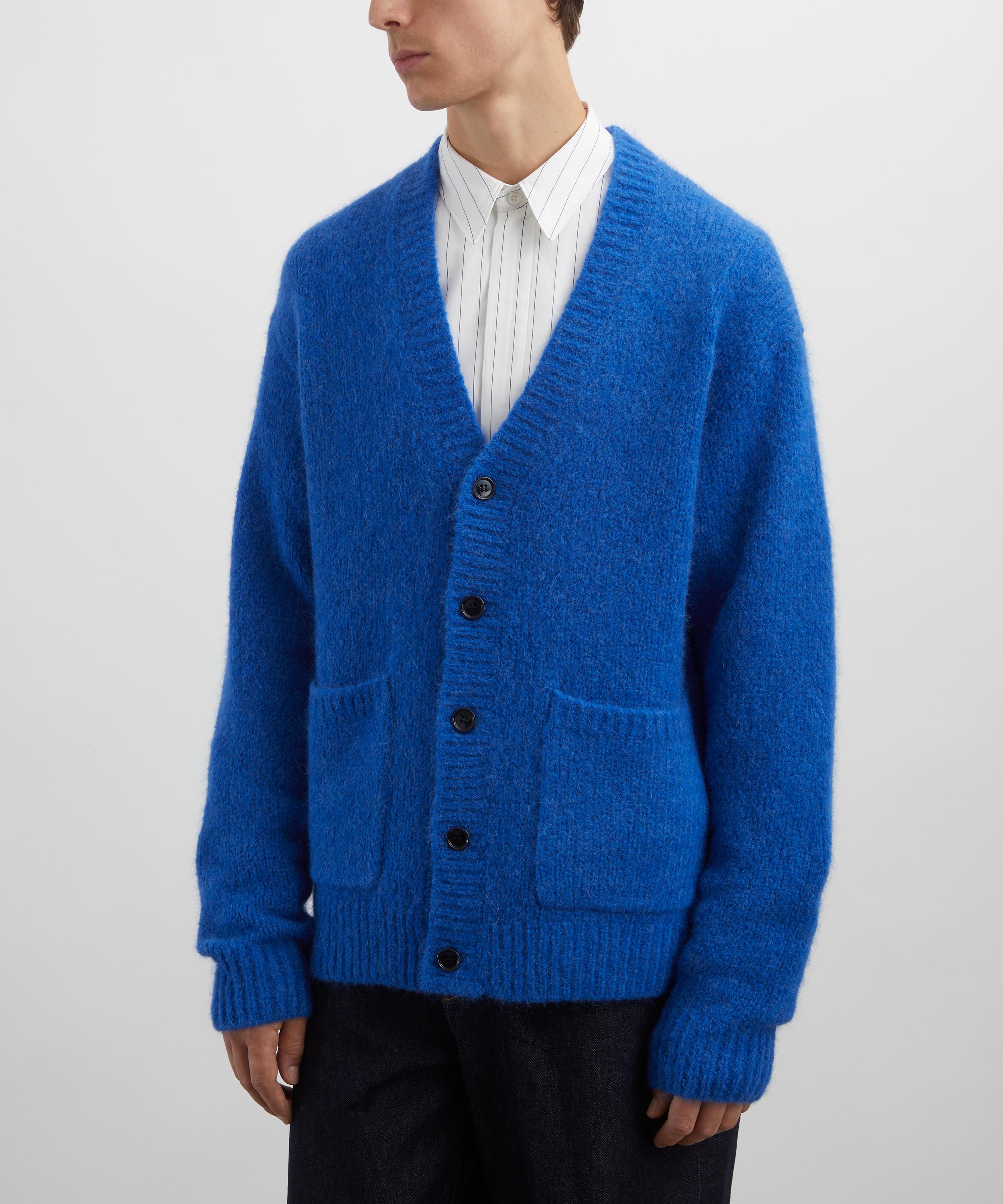 トップス DRIES VAN NOTEN 23aw Fluffy Cardigan Dries Van Noten Blue