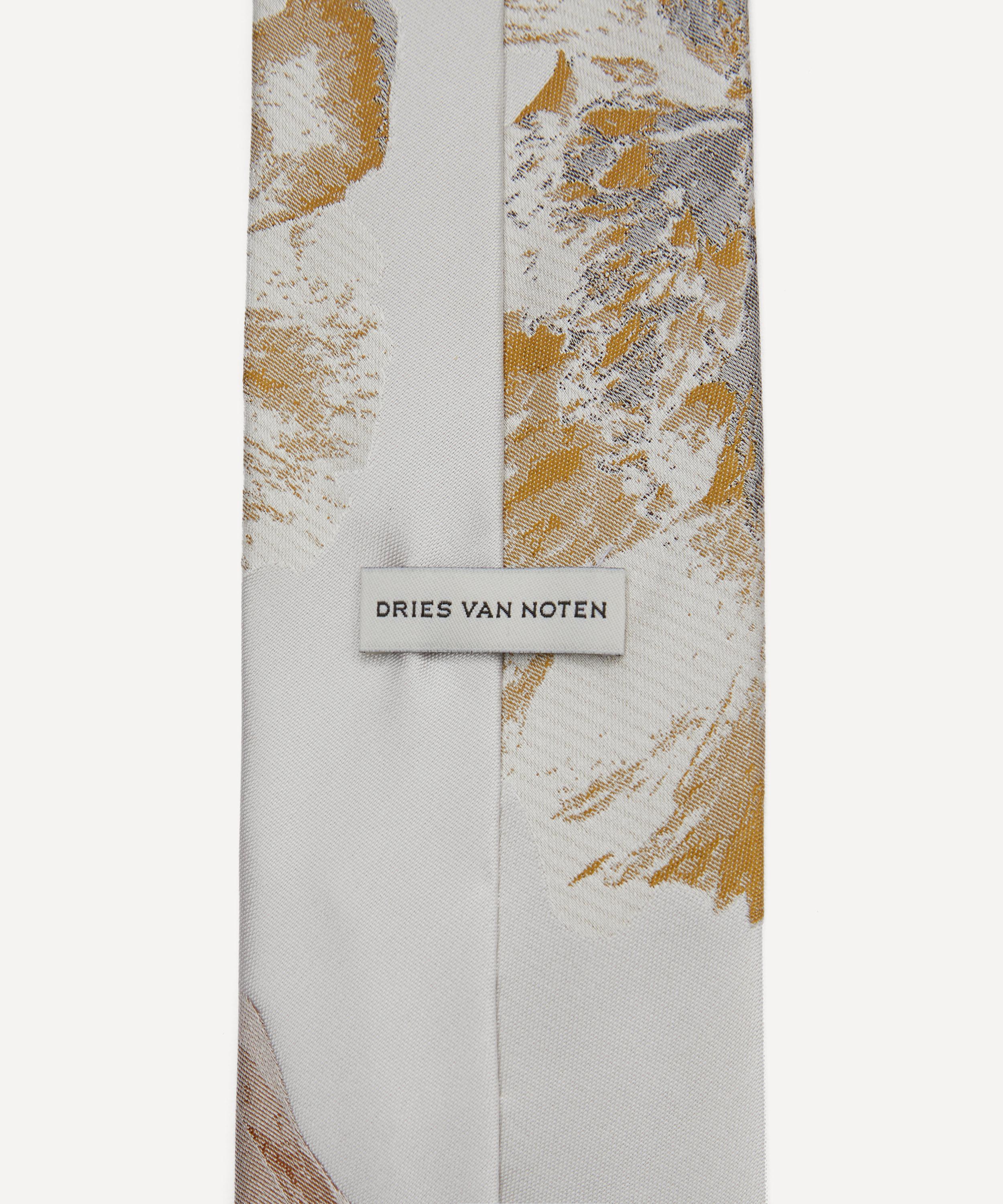 Dries Van Noten - Pearl Floral Silk Tie image number 2