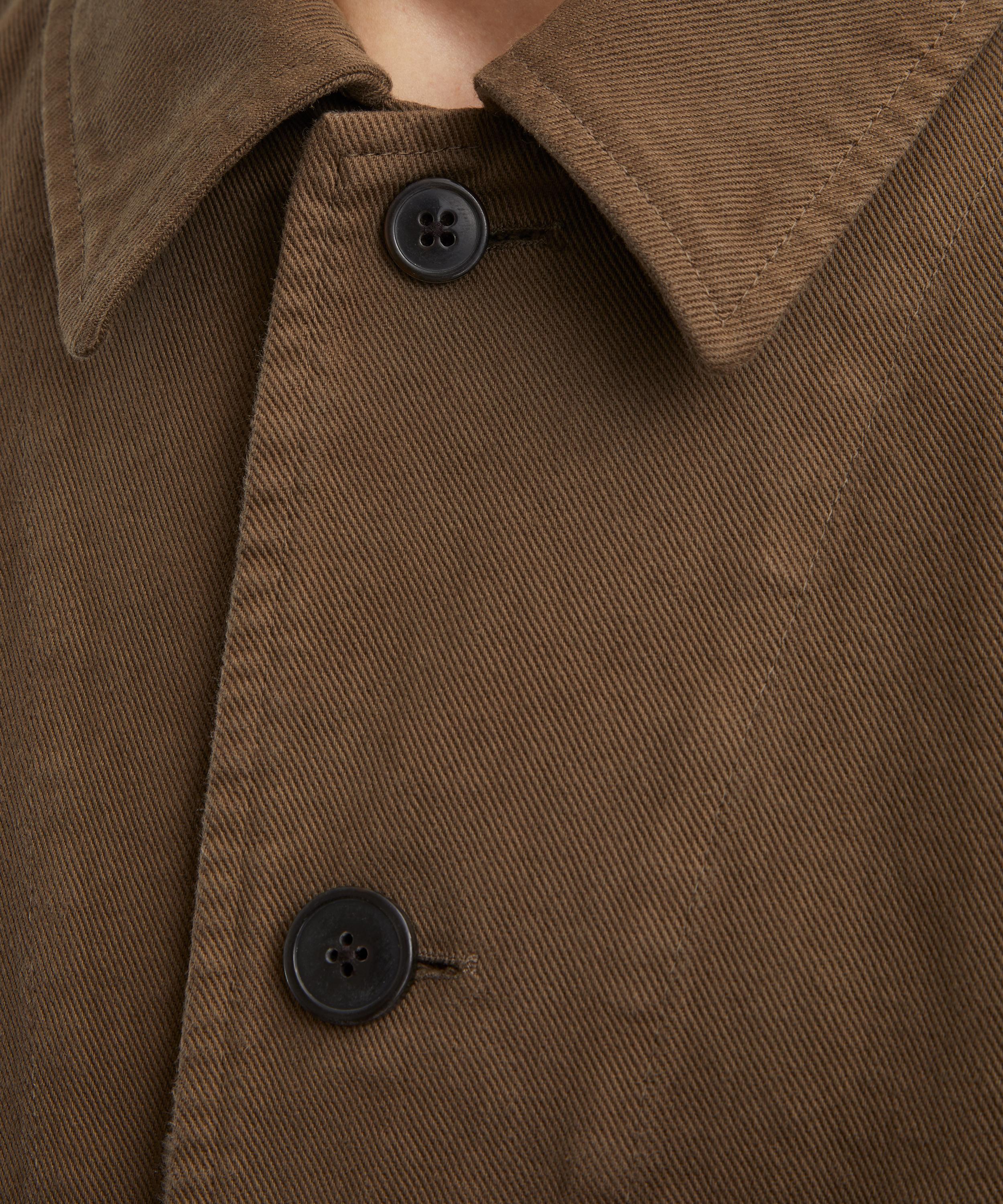 Dries Van Noten - Brown Cotton Twill Chore Jacket image number 4