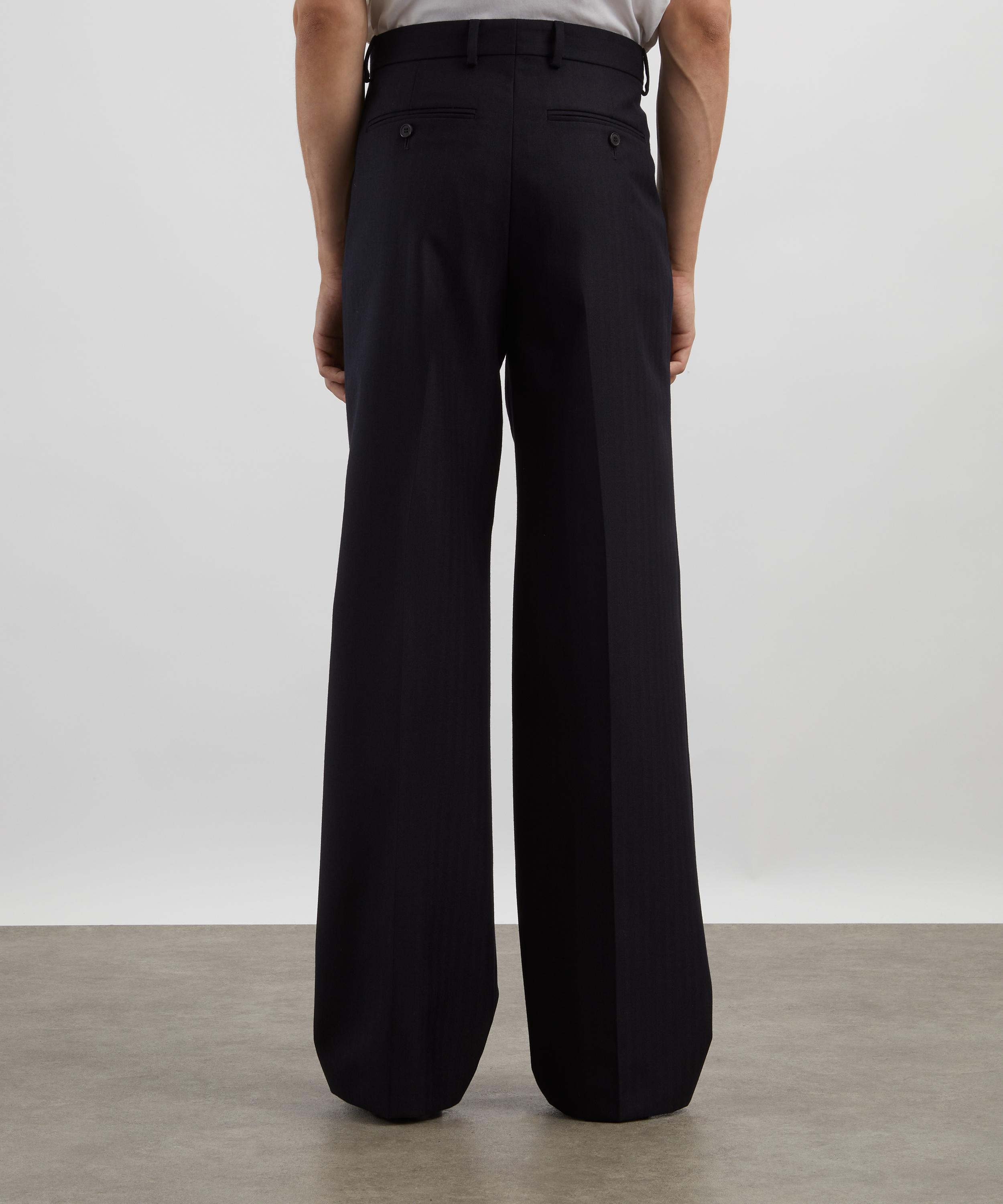 Dries Van Noten - Pleated Straight-Leg Wool Trousers image number 3