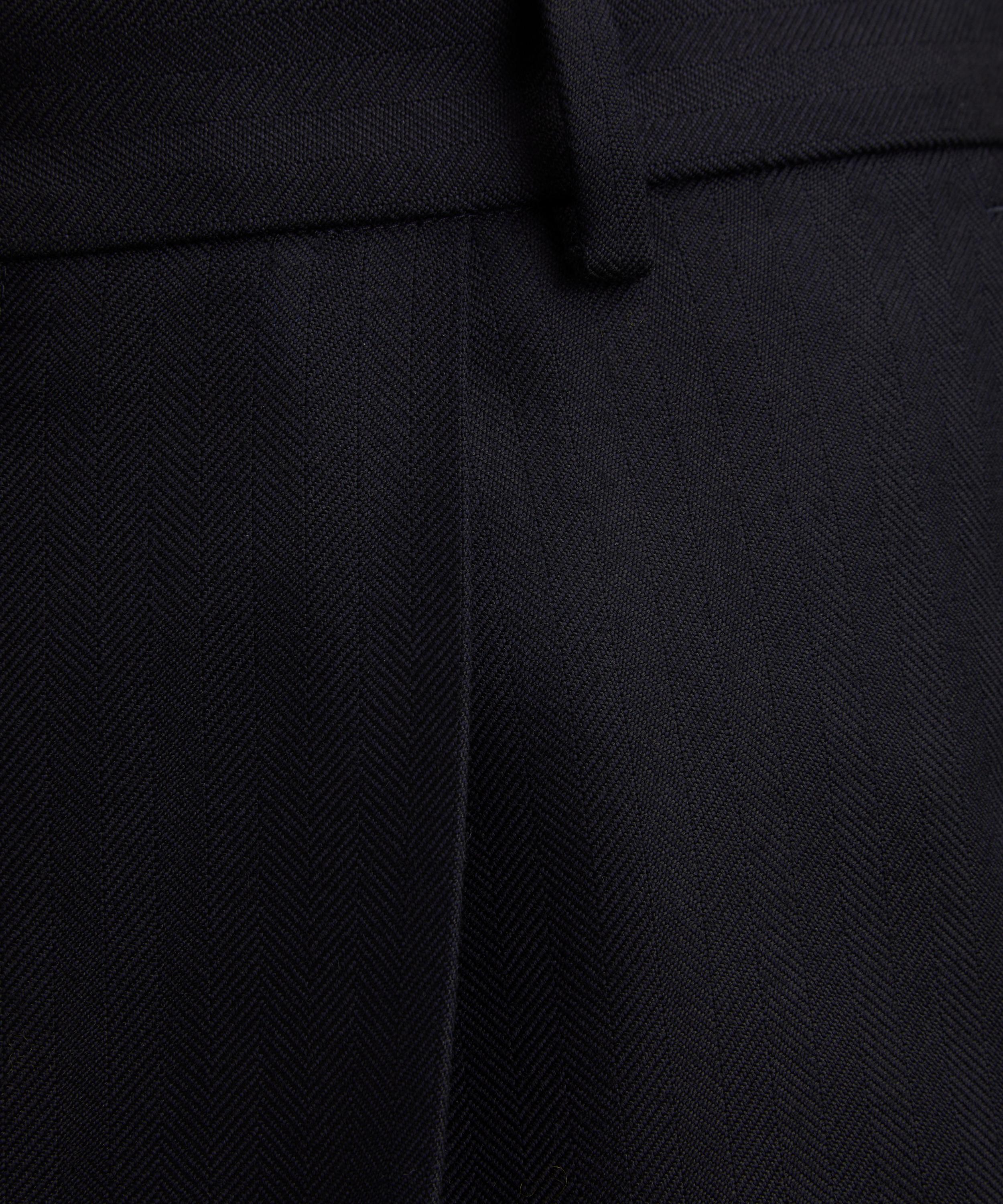Dries Van Noten - Pleated Straight-Leg Wool Trousers image number 4