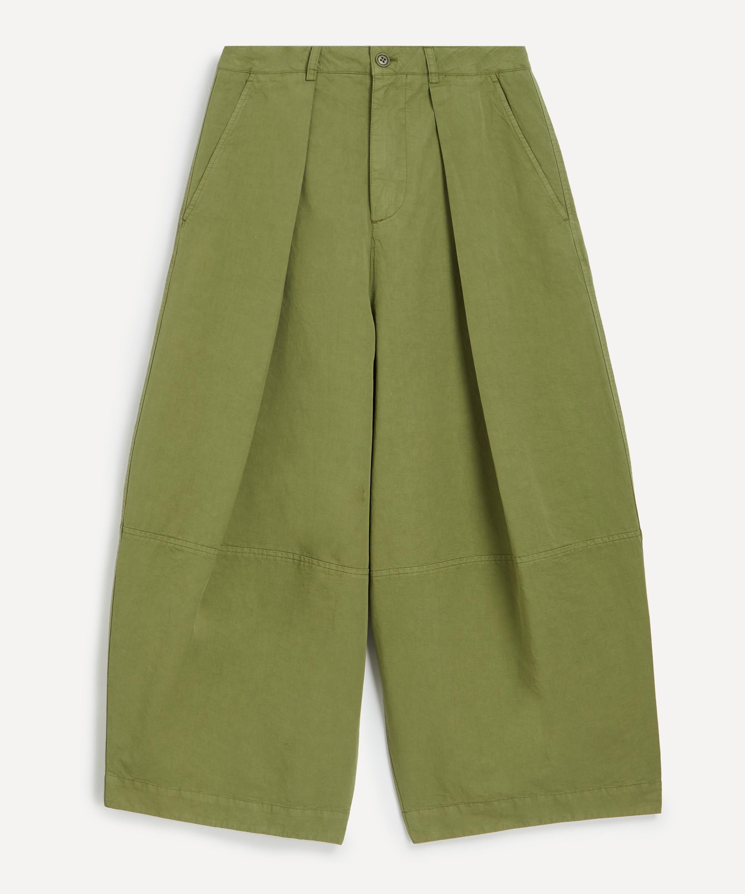 YMC - Green Deadbeat Trousers image number 0