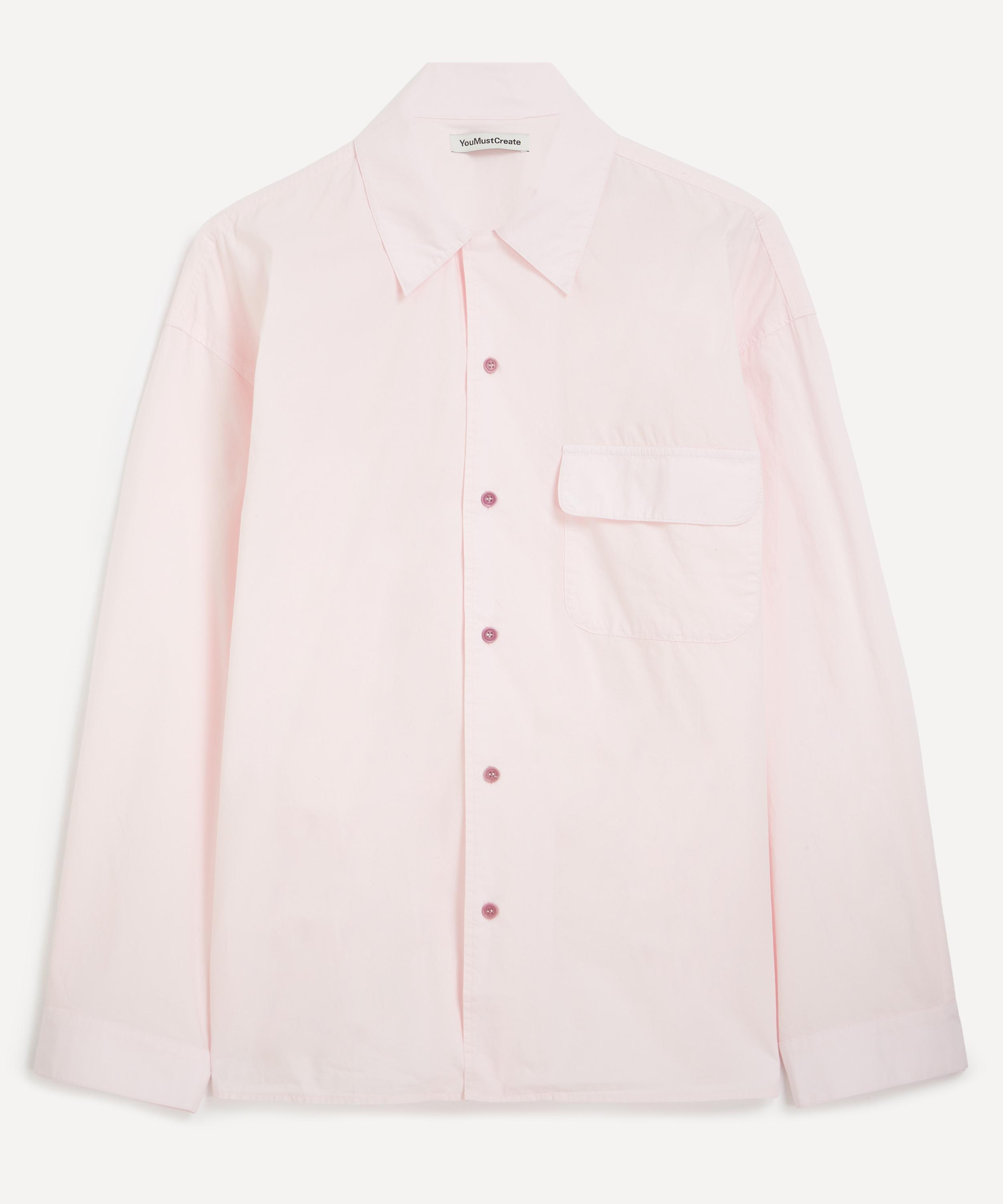 YMC - Light Pink Wray Shirt image number 0