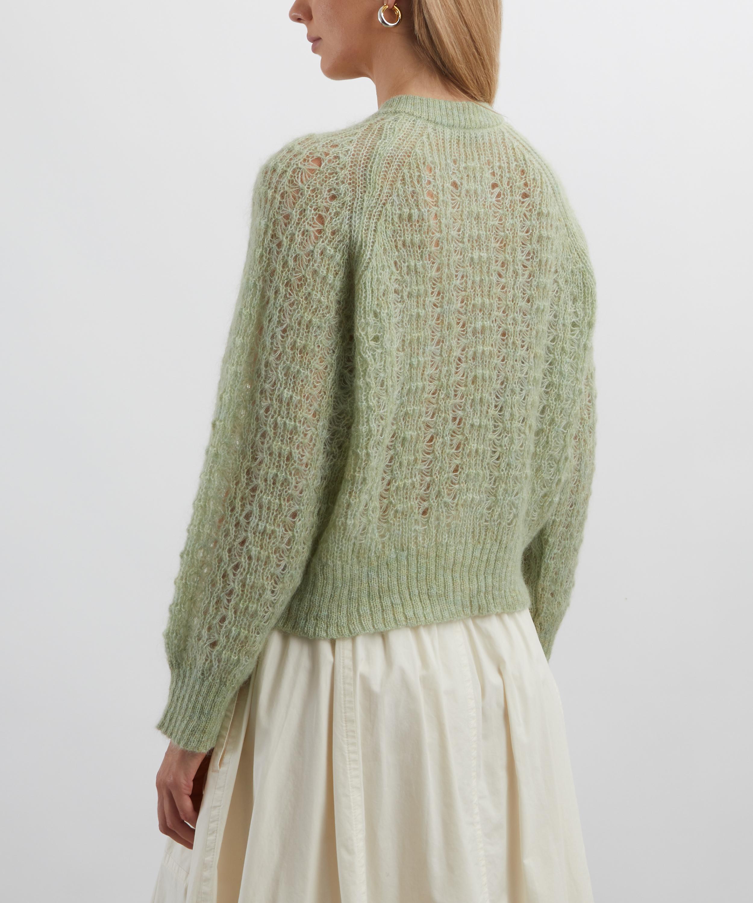 YMC - Lime Foxtail Cardigan image number 3