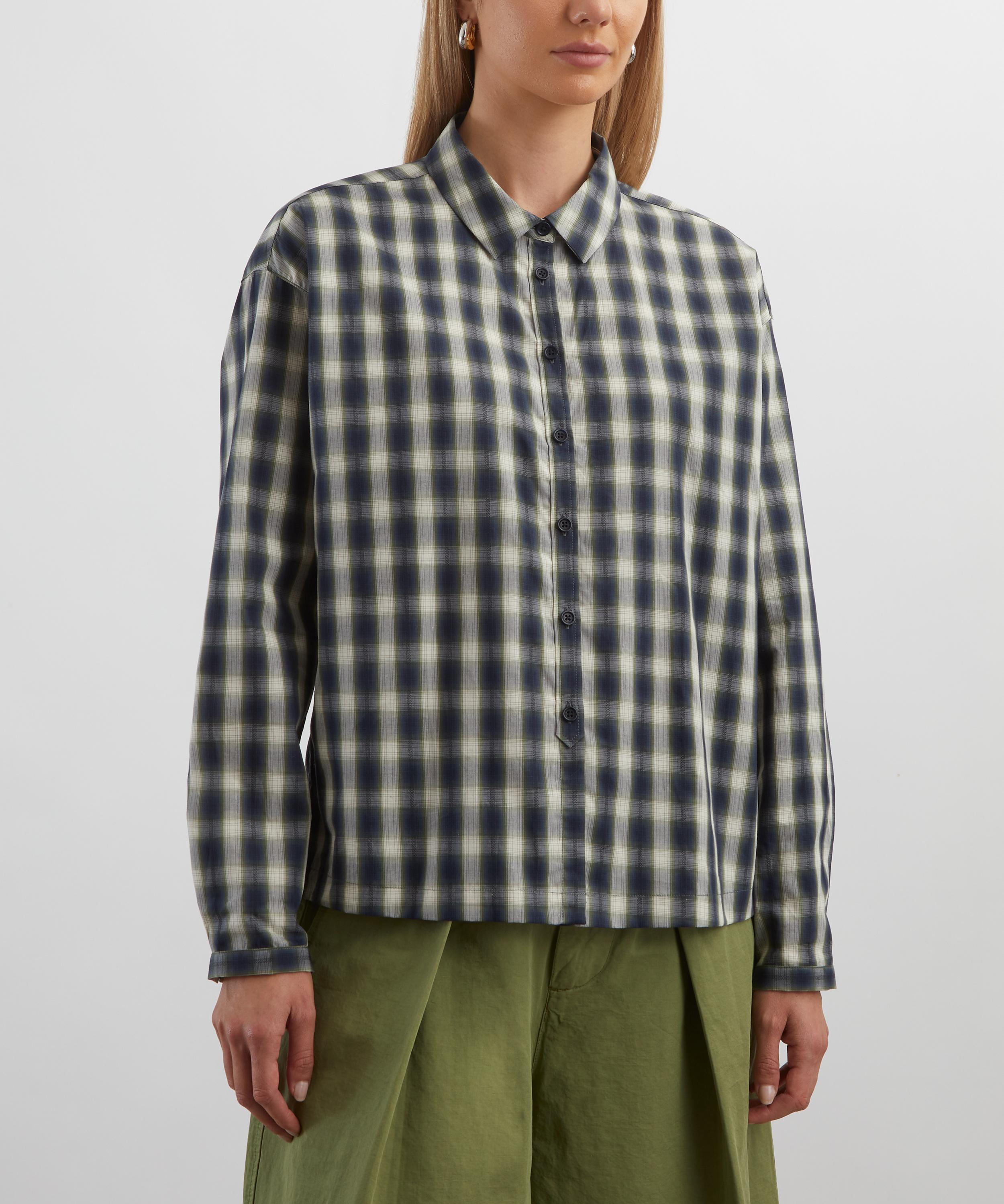 YMC - Marianne Checked Long-Sleeve Shirt image number 2