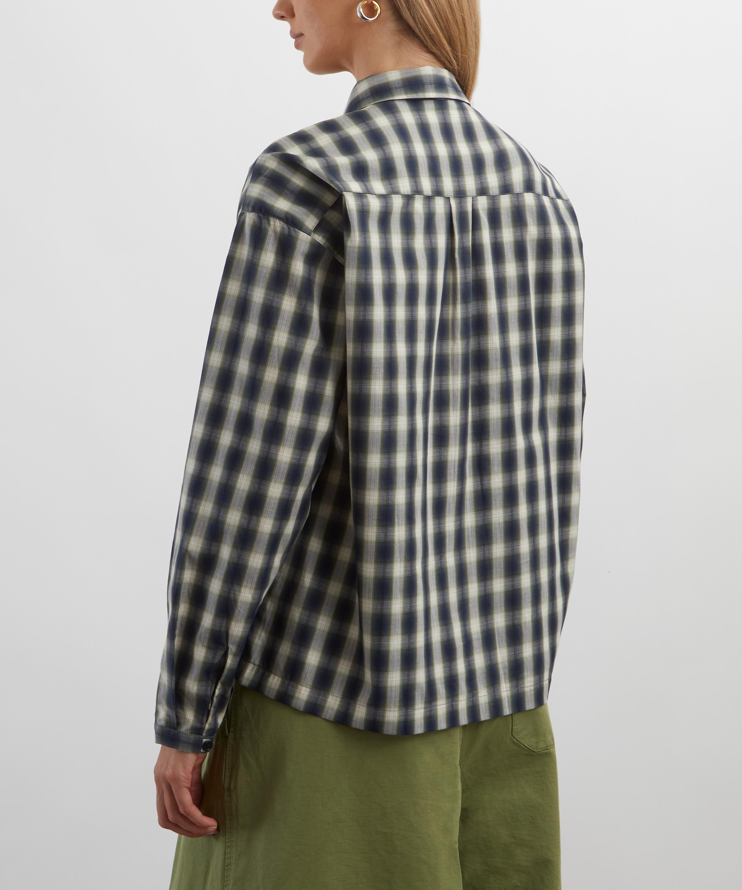 YMC - Marianne Checked Long-Sleeve Shirt image number 3