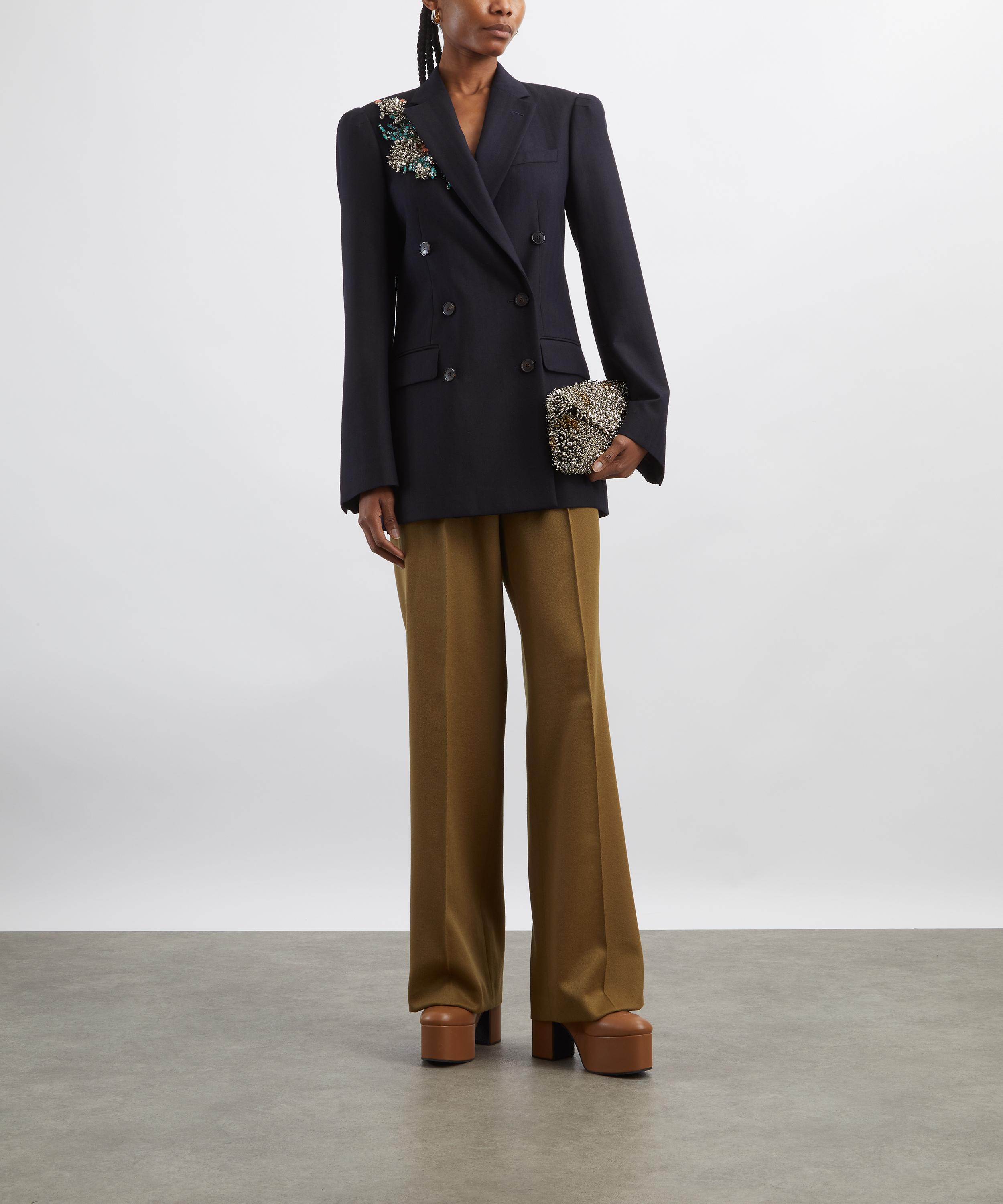 りゅ dries van noten Embellished blazer Dries Van Noten Embellished Double-Breasted Blazer | Neiman Marcus