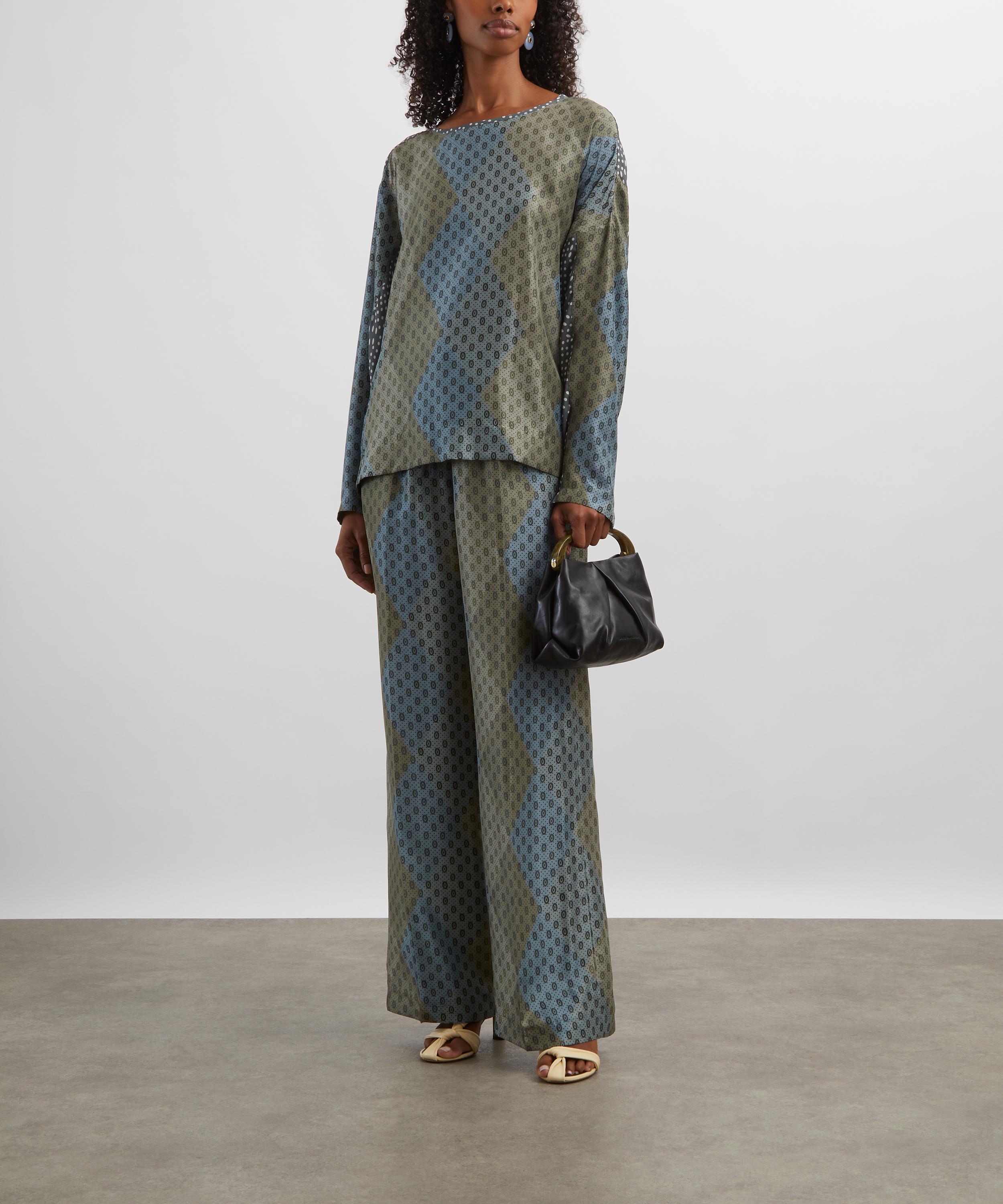 Dries Van Noten - Silk Contrast Top image number 1
