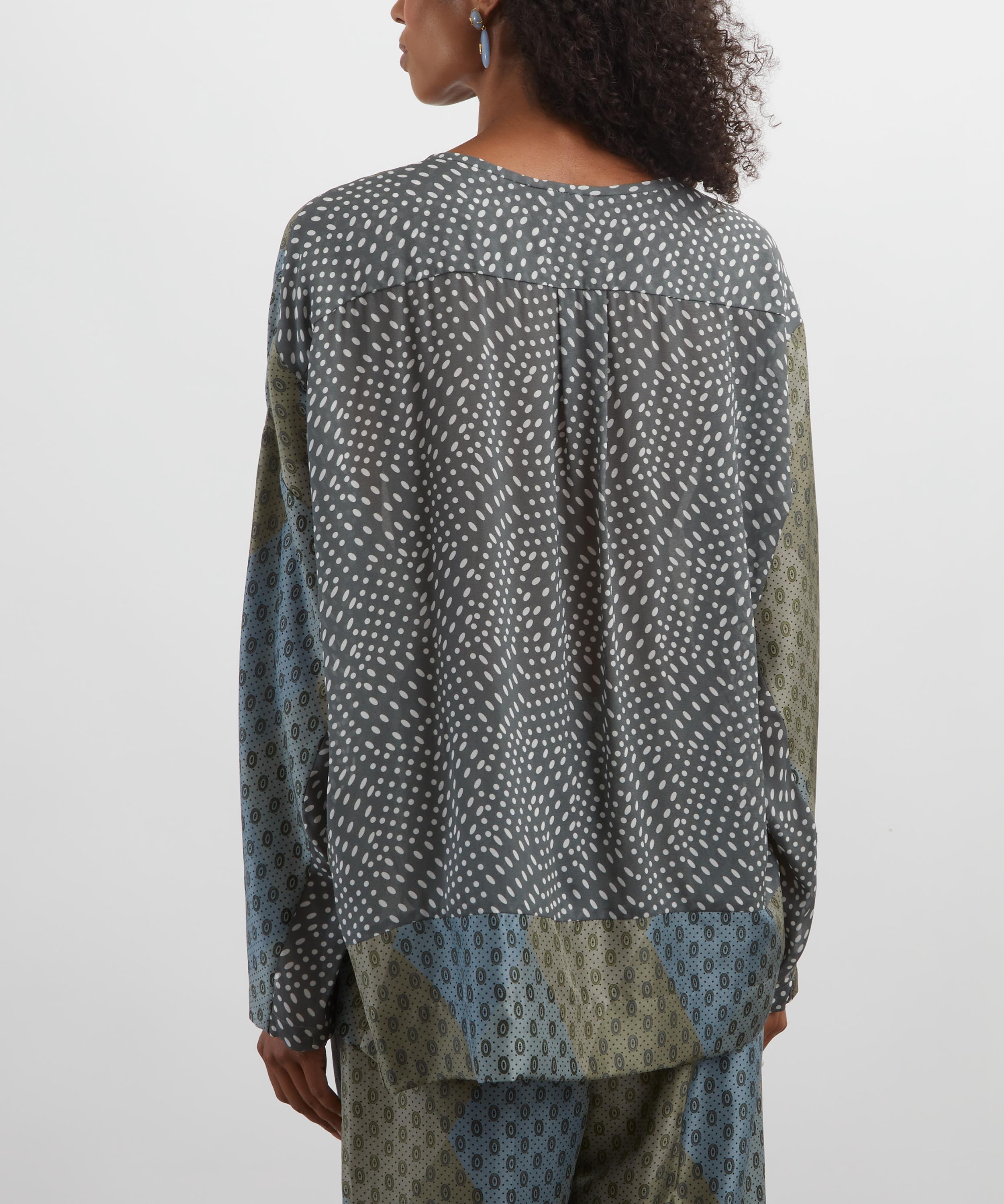 Dries Van Noten - Silk Contrast Top image number 3