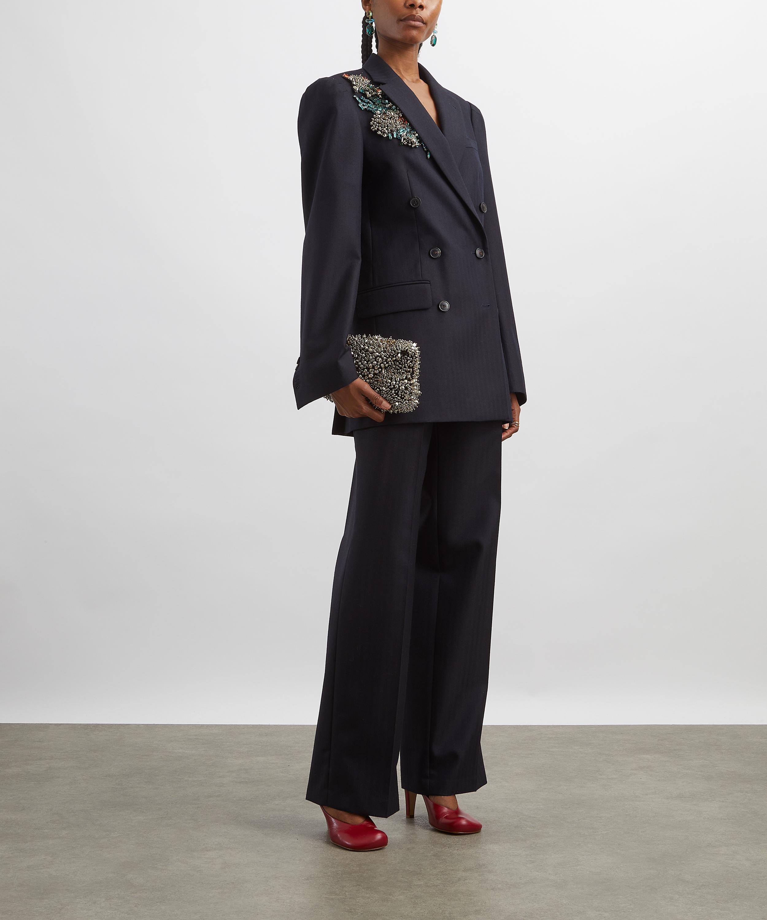 Dries Van Noten - Portia Wide-Leg Wool Trousers image number 1