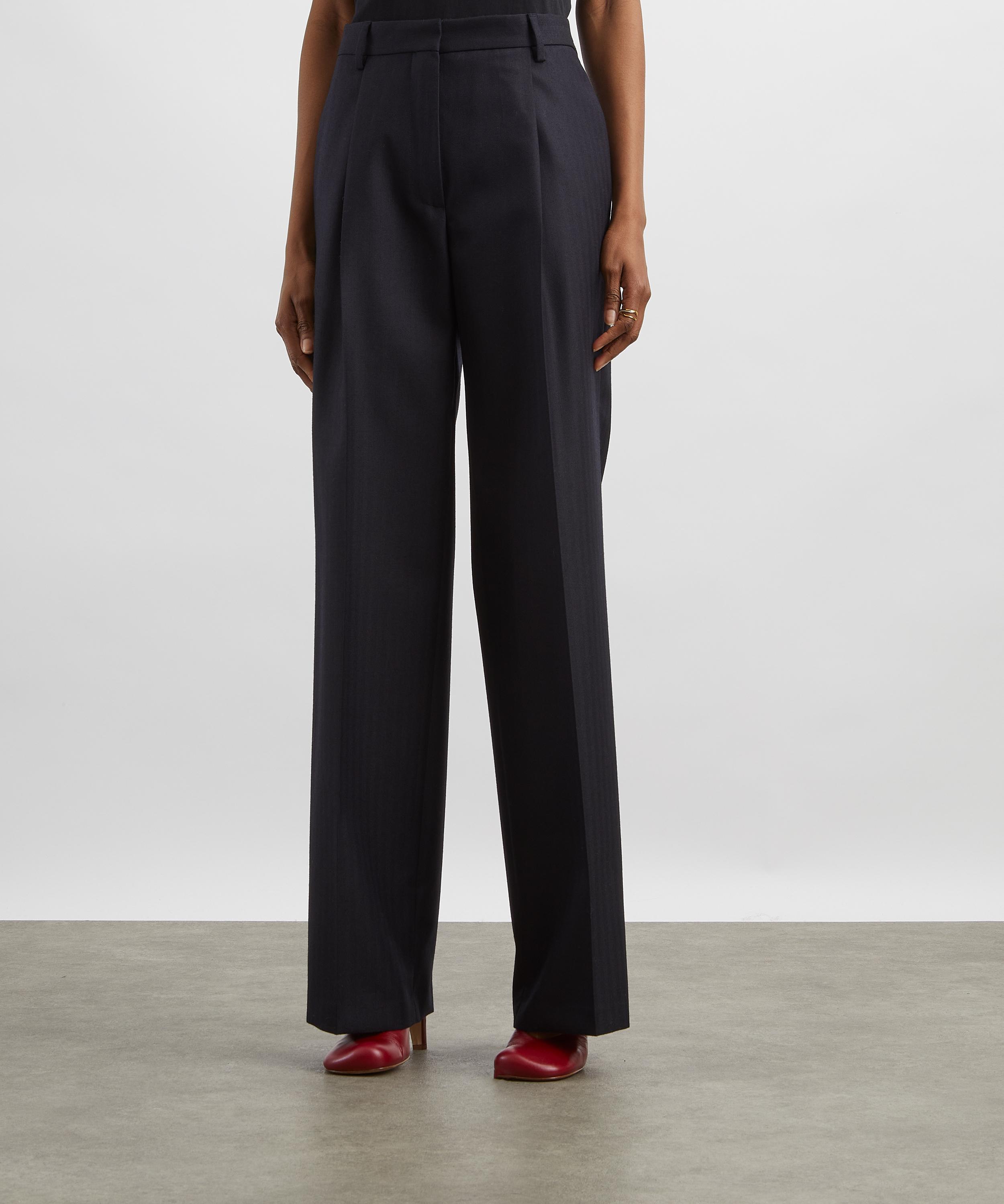 Dries Van Noten - Portia Wide-Leg Wool Trousers image number 2