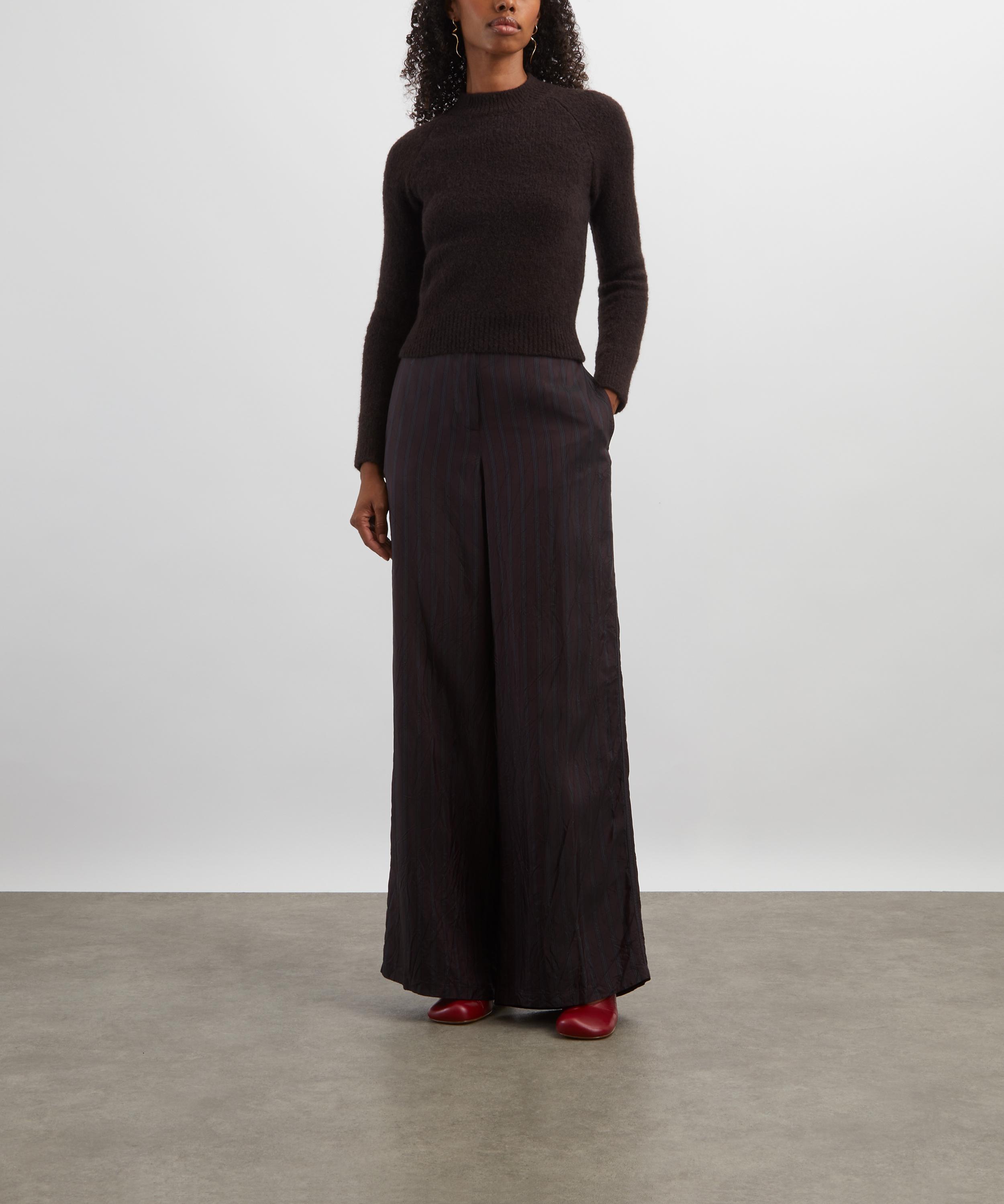 Dries Van Noten - Striped Wide-Leg Trousers image number 1