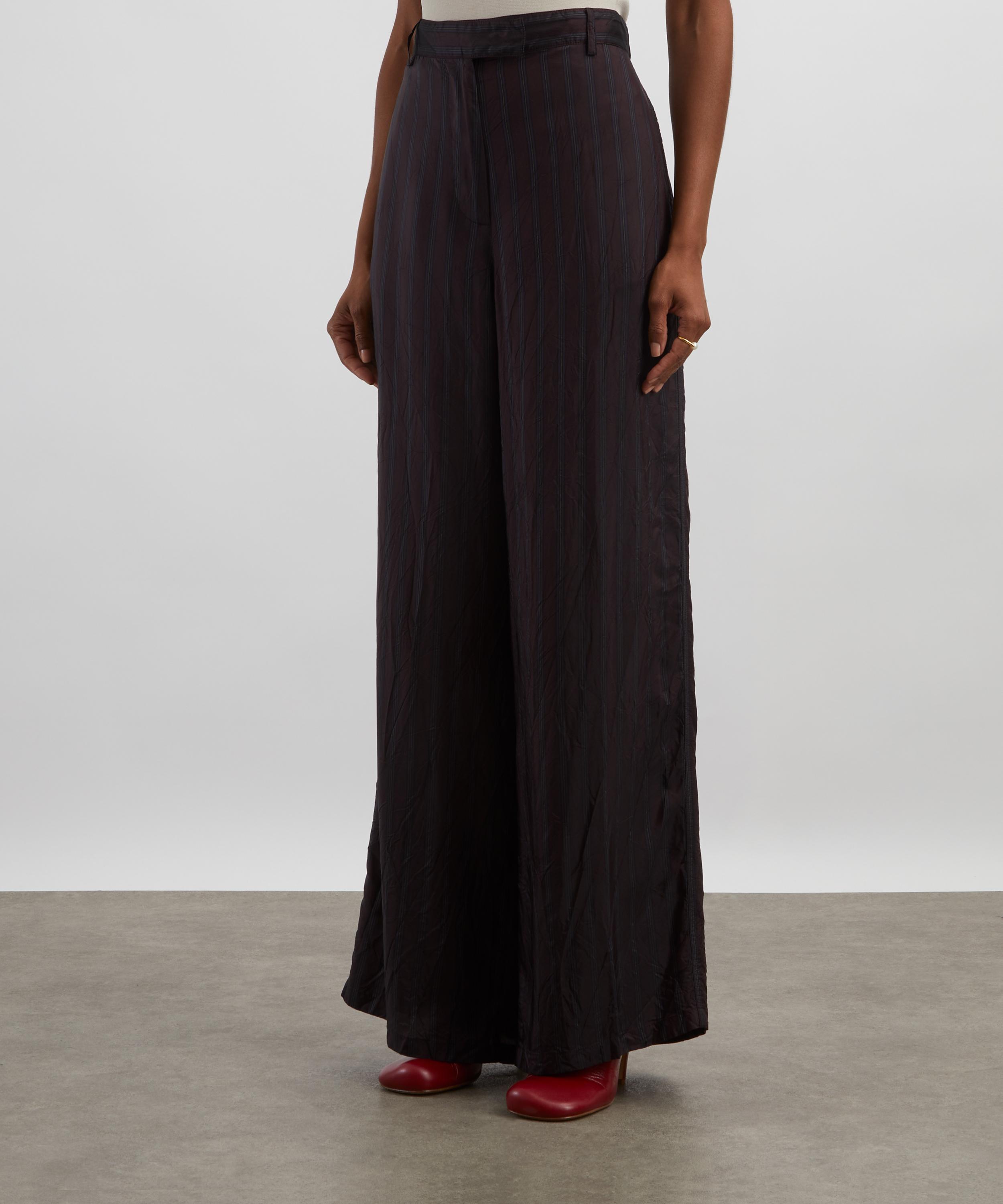 Dries Van Noten - Striped Wide-Leg Trousers image number 2