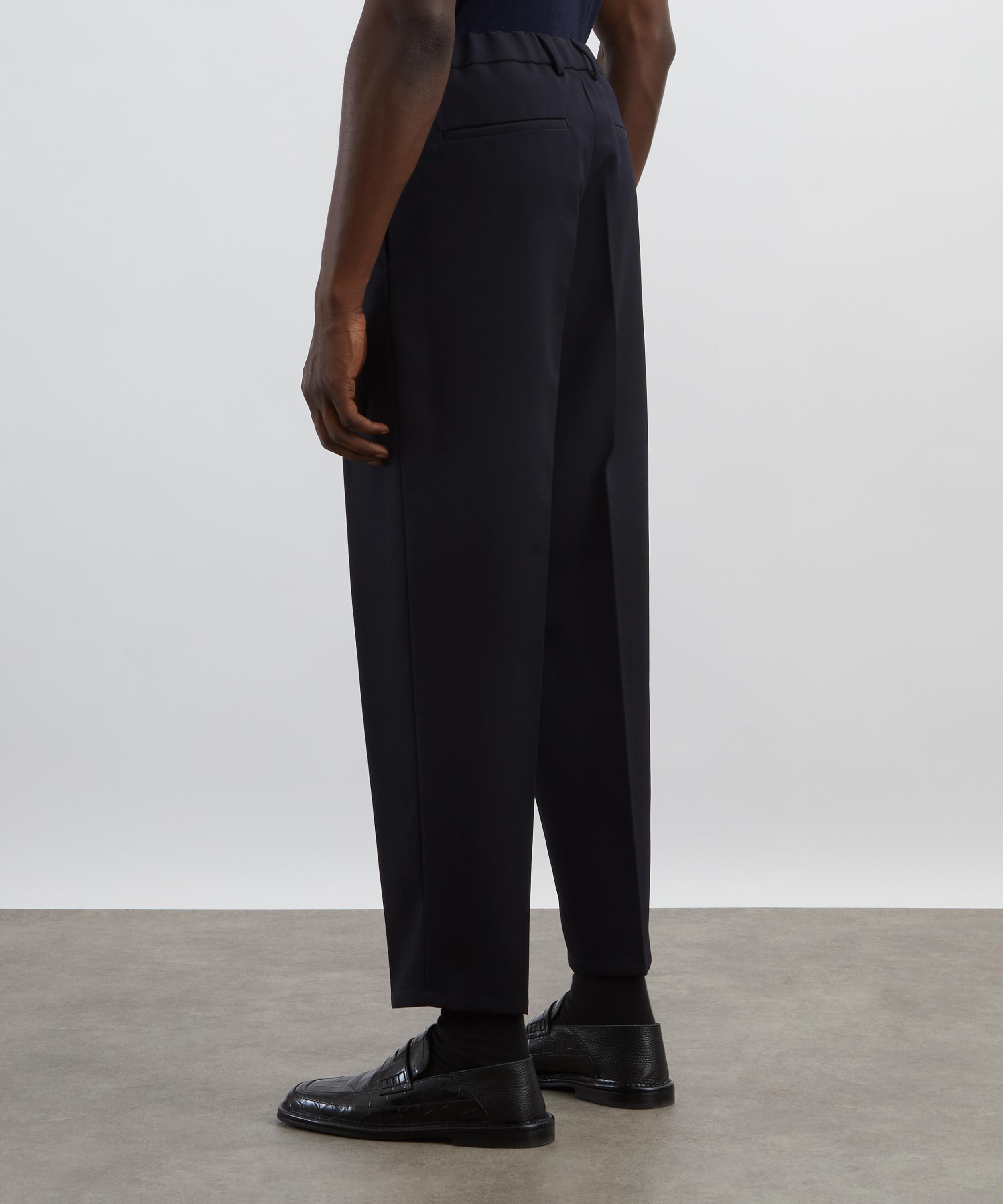 パンツ JIL SANDER 14AW Dark Navy Wool Slacks Jil Sander Navy Wool Gabardine Tapered Trousers | Liberty