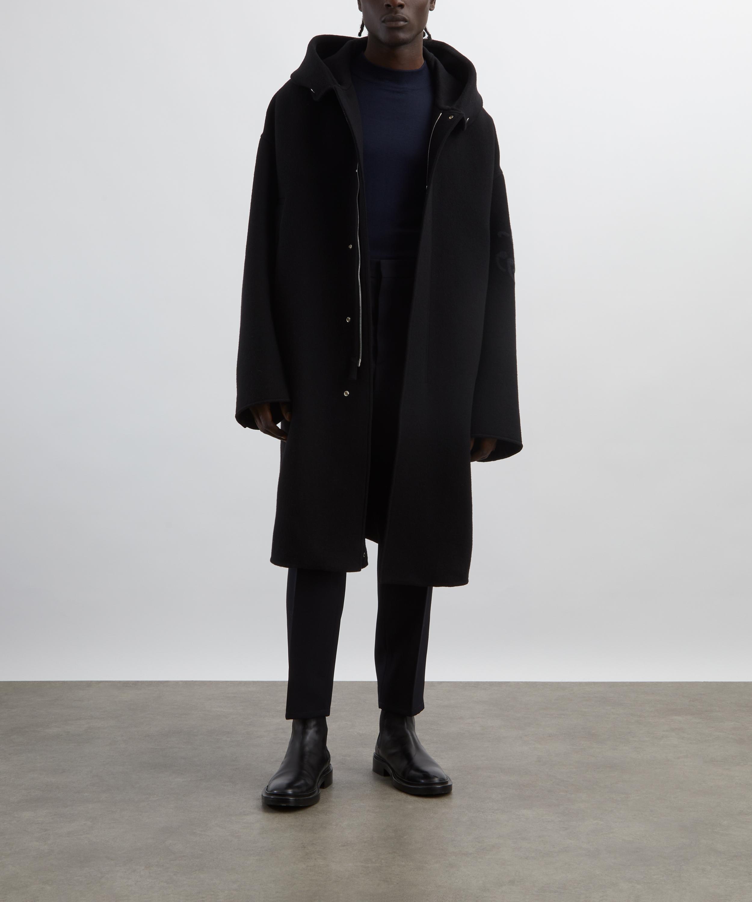 Jil Sander Black Virgin Wool Parka | Liberty