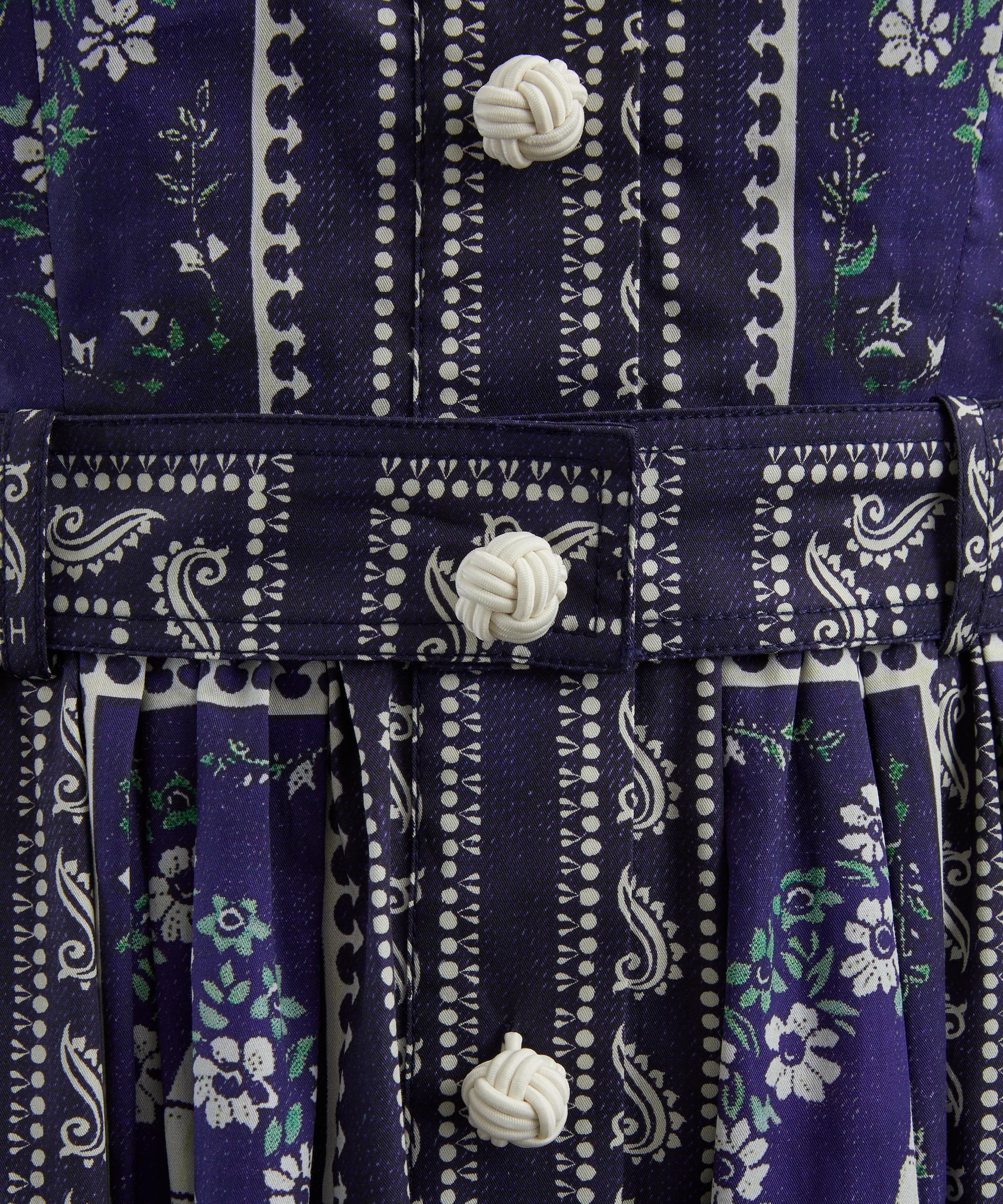 Hunter Bell - Cleo Button Front Printed Midi Dress image number 4