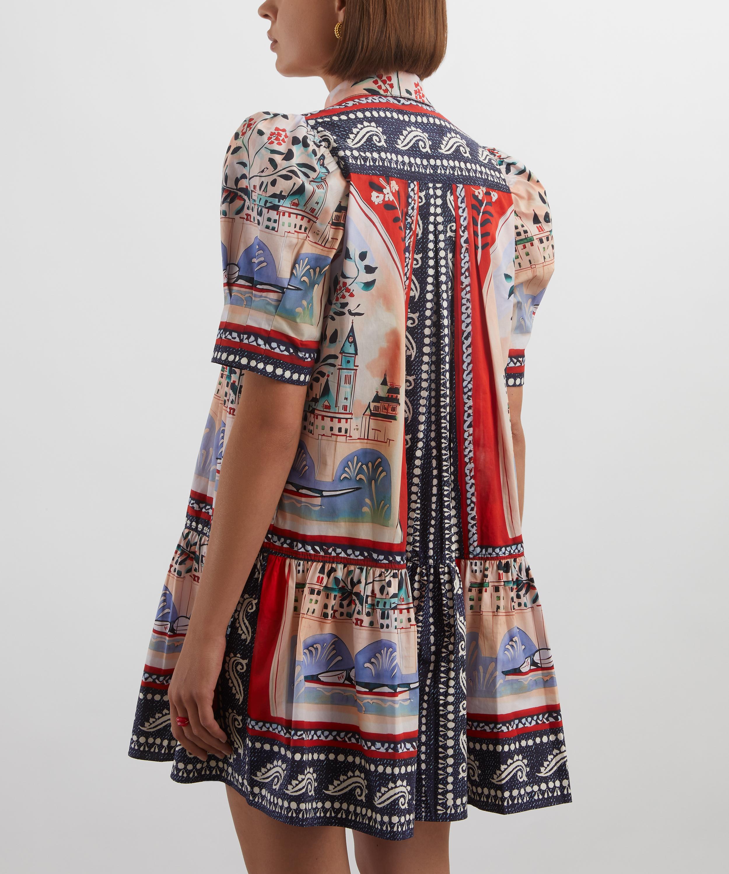 Hunter Bell - Leslie Coastal Village Mini Dress image number 3